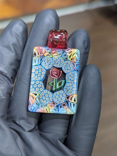 Preview pic of Murrine Heath Bar Pendant by Jeff Heath