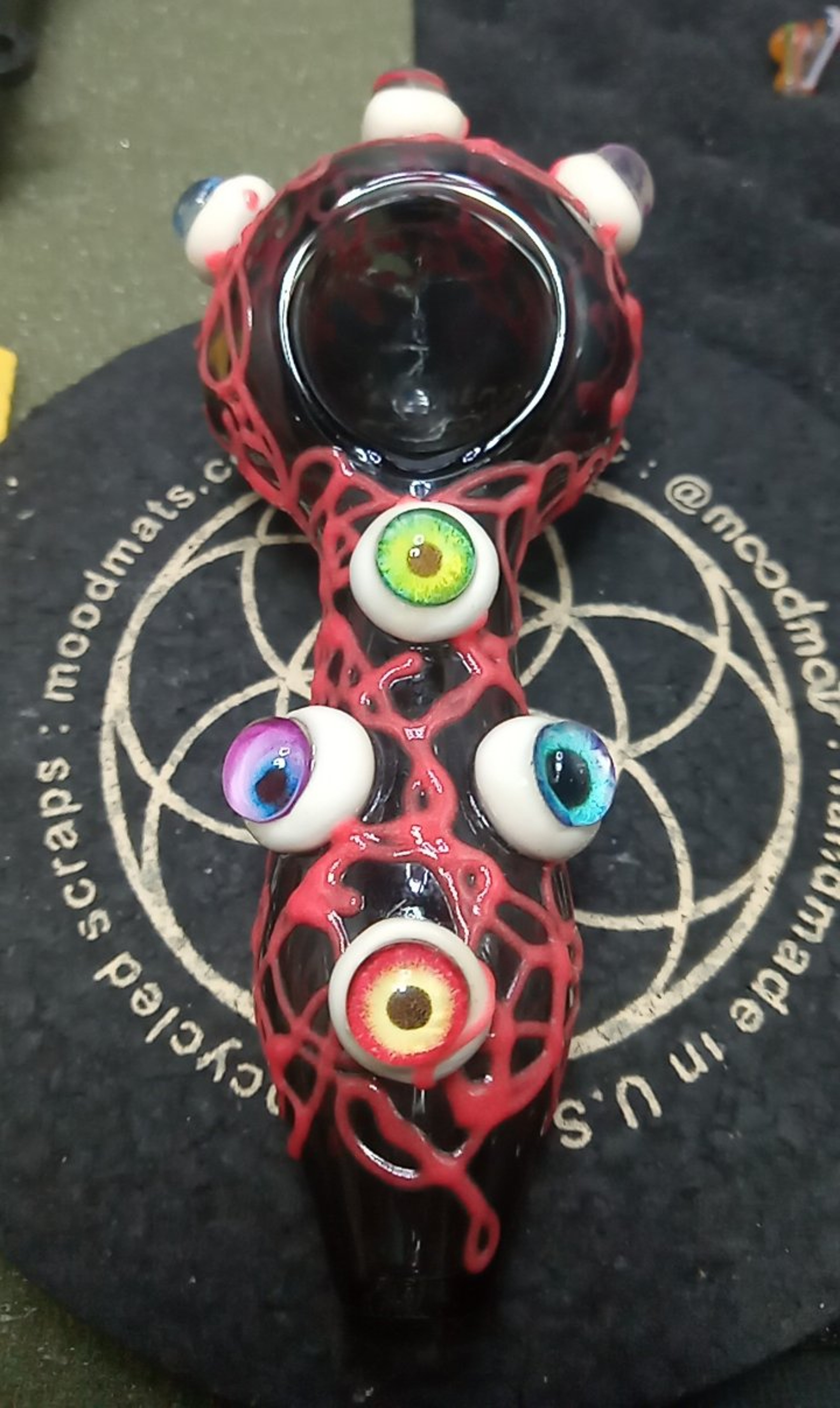 Preview pic of 👁UV Reactive👁GlowNdark👁Heady👁Glass👁Pipe/Spoon