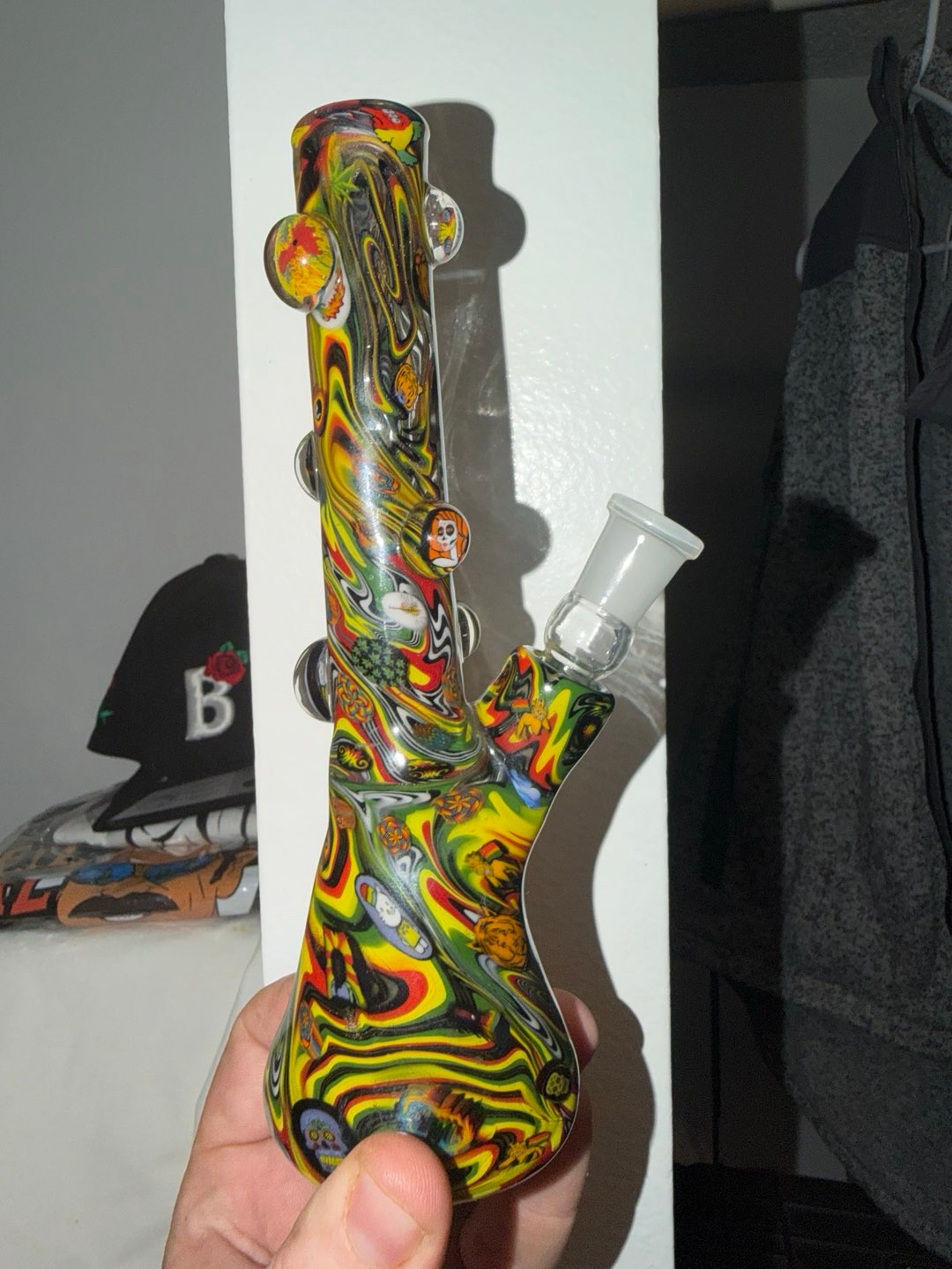 Preview pic of Pj glass Rasta Millie tube