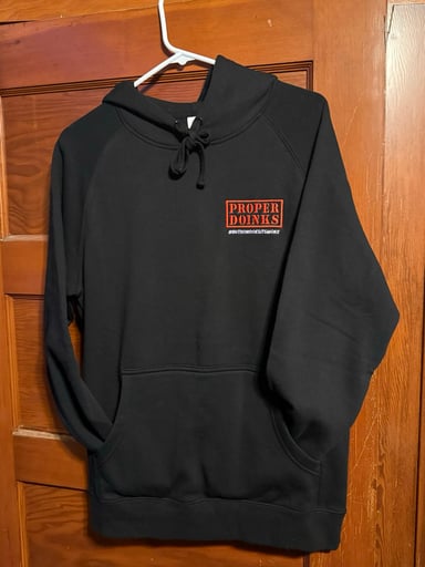 Preview pic of Proper Doinks hoodie sweatshirt SMALL
