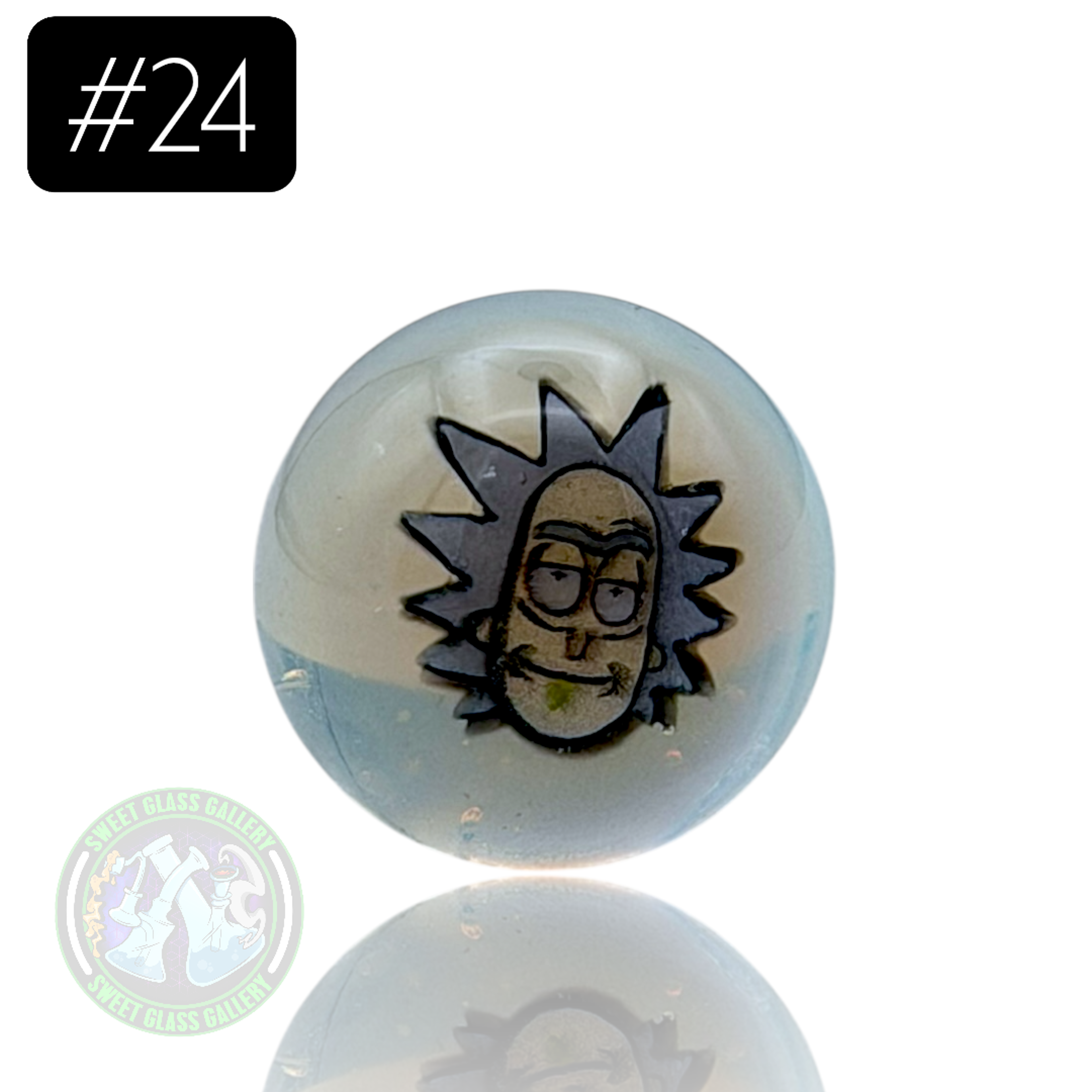 Keys Glass - Marble #24 (Rick - Rick & Morty) image 0