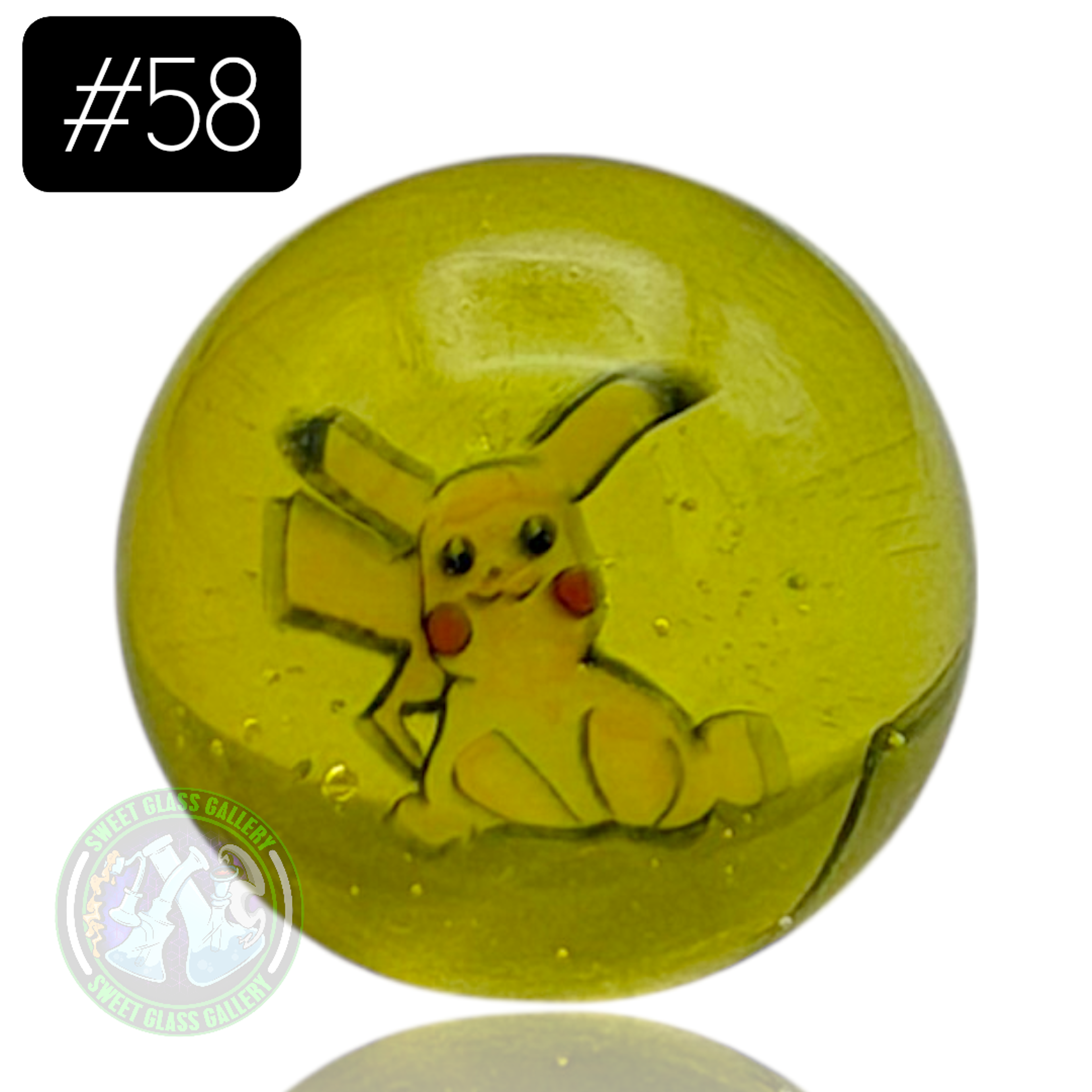 Preview pic of Keys Glass - Marble #58 (Pikachu - Pokémon)