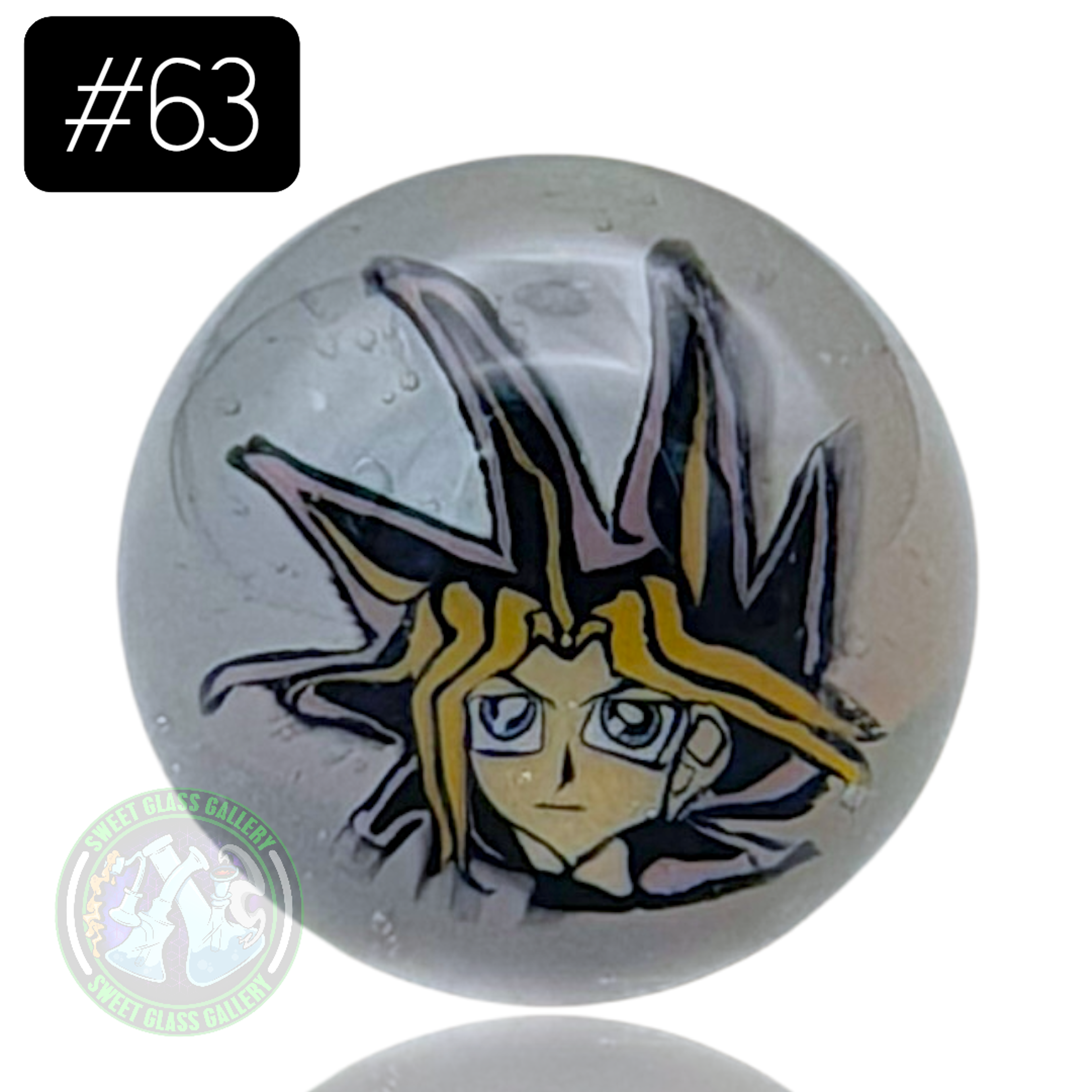 Preview pic of Keys Glass - Marble #63 (Yugi - Yu-Gi-Oh!)
