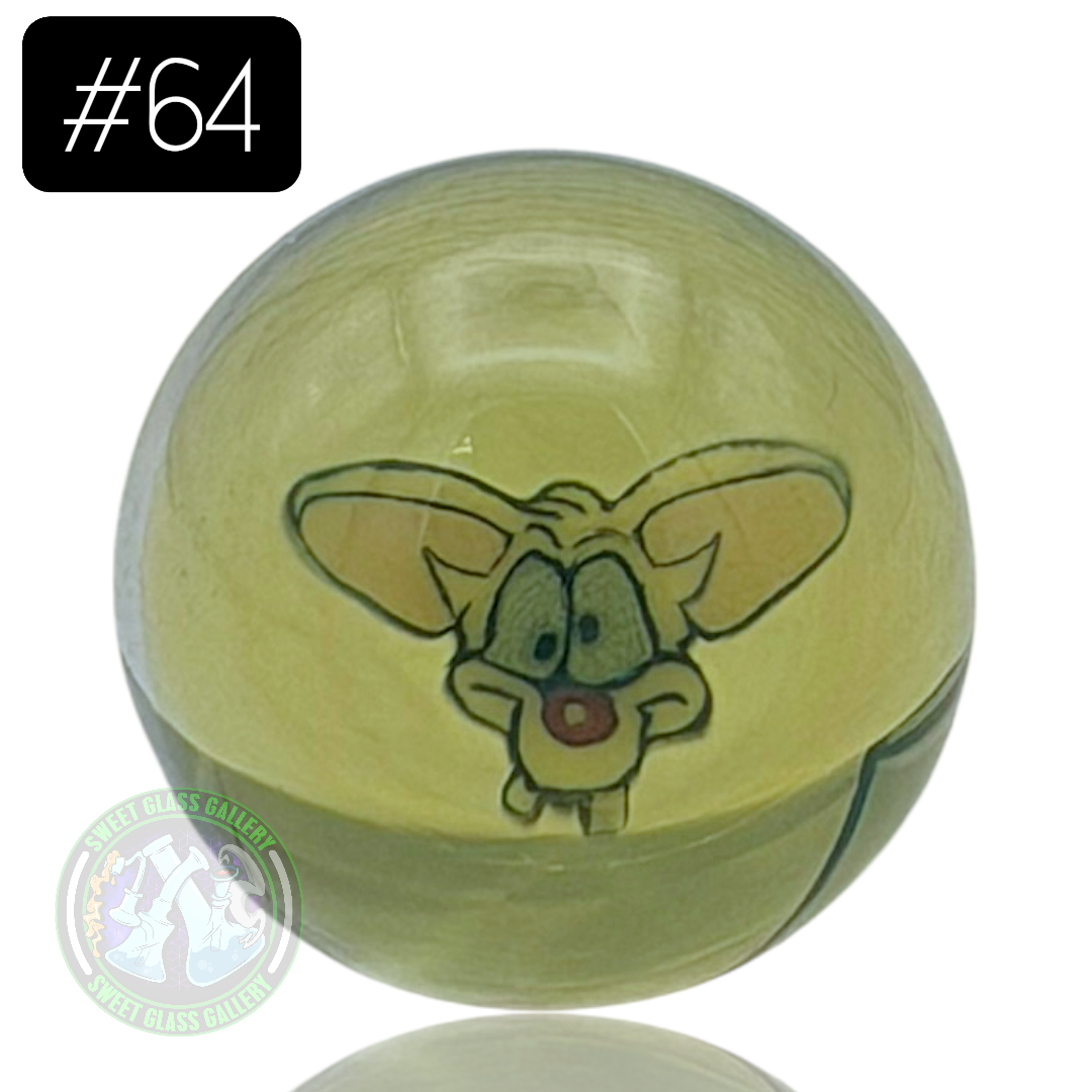 Keys Glass - Marble #64 (Pinky - Pinky & The Brain) image 0