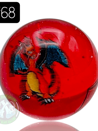 Preview pic of Keys Glass - Marble #68 (Charzard - Pokémon)