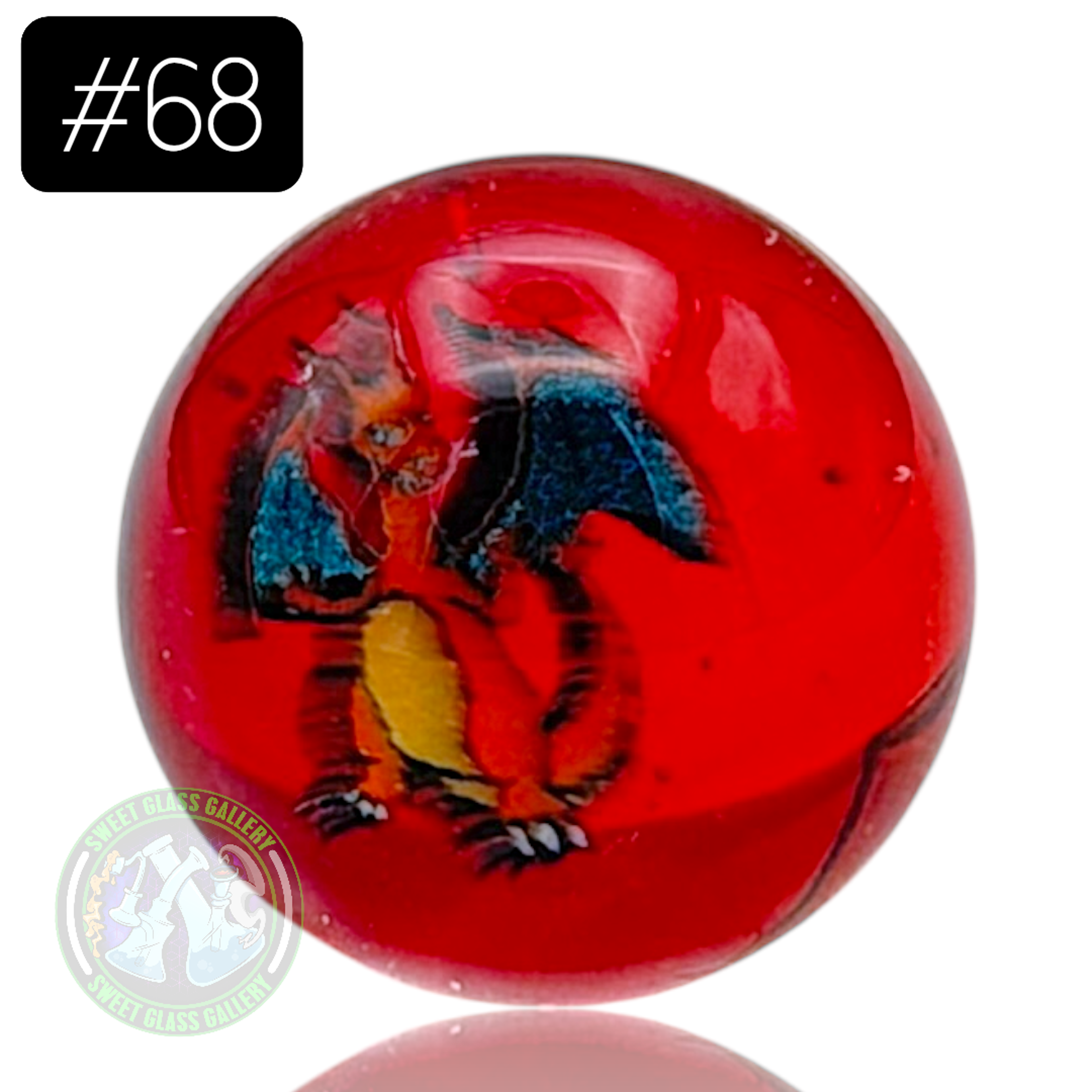 Keys Glass - Marble #68 (Charzard - Pokémon) image 0