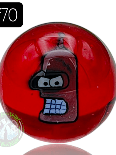 Preview pic of Keys Glass - Marble #70 (Bender - Futurama)