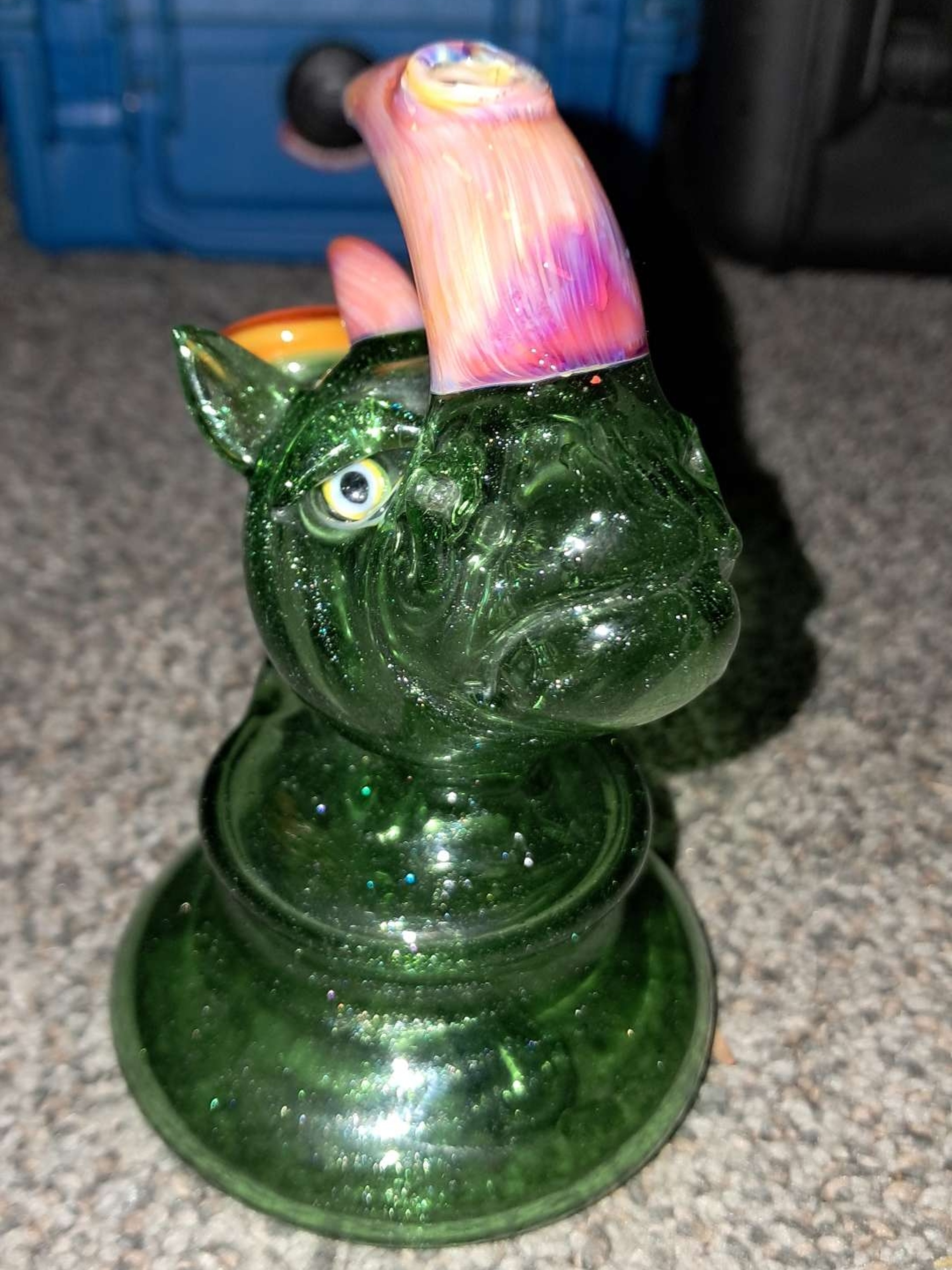 Preview pic of 420 Sale!!!Domino Glass Rhino 420 Sale!!!!