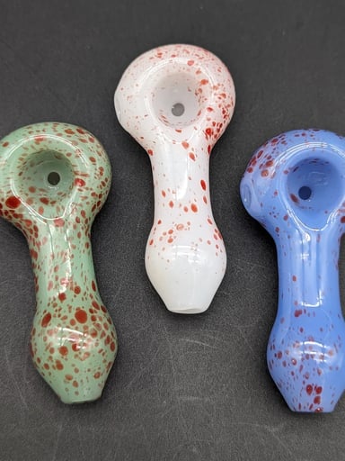 Preview pic of 3" BLOOD SPLATTER SMALL HAND PIPE