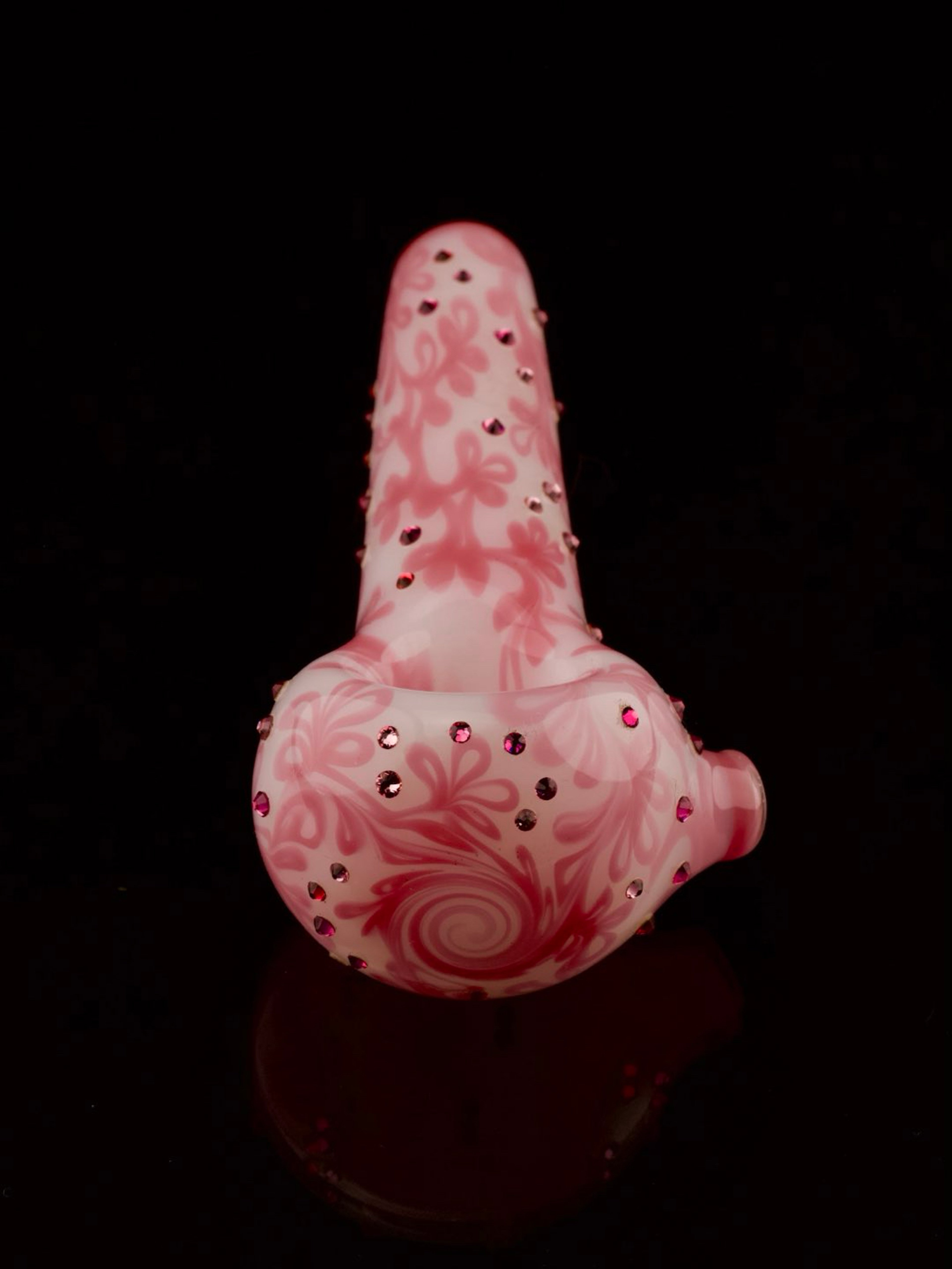Preview pic of Sqwash Glass Swarvoski Crystal Hand Pipe