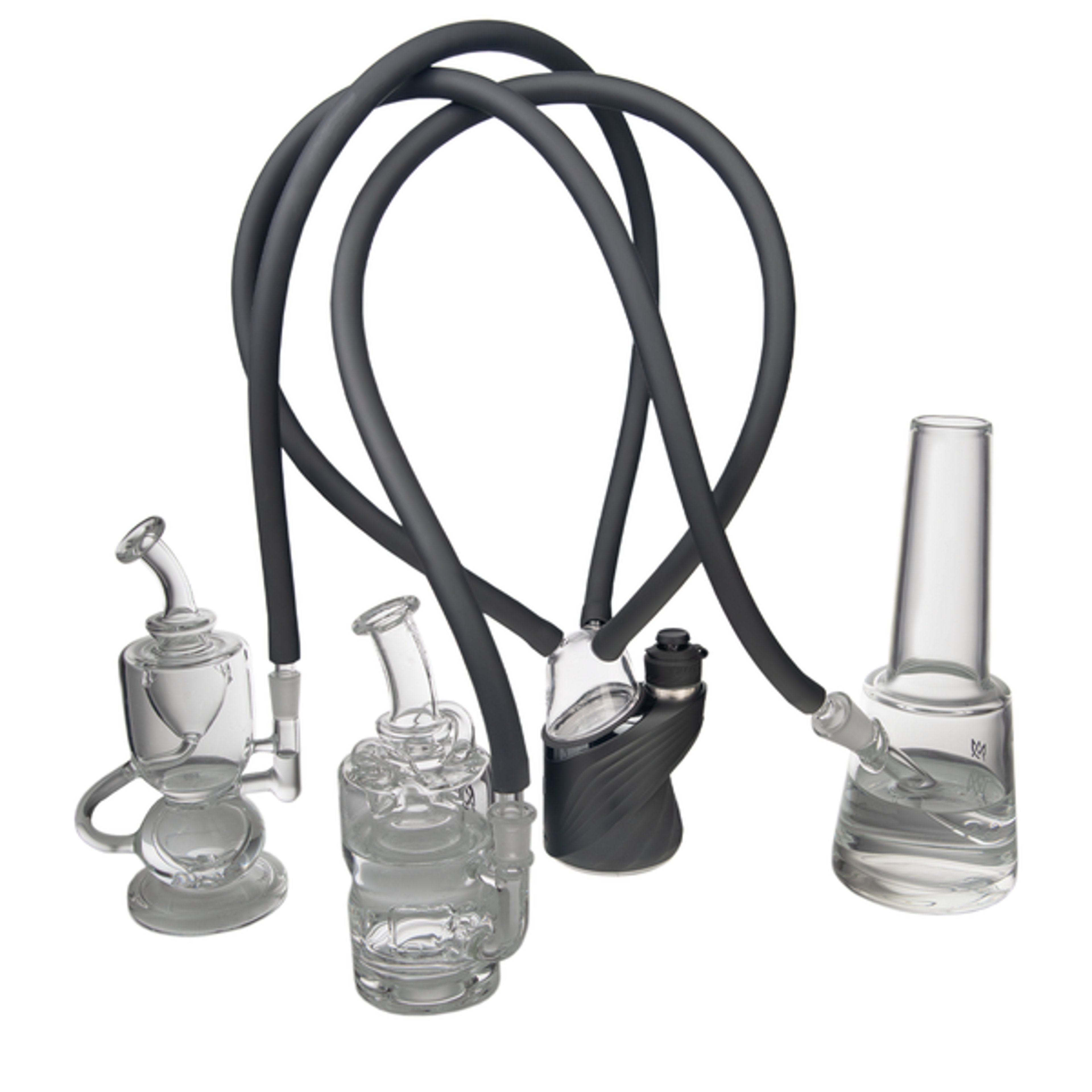 Preview pic of MJ Arsenal MEDUSA Puffco Peak 3-Hose Whip Kit
