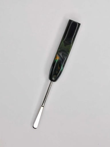 Preview pic of Camo Phantom Handmade Tool | Stainless Steel Wax Carving Tool | Custom Recycled Plastic Handle | Unique Gift | The Mellow Box