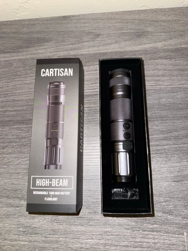 Preview pic of Cartisan Flash Light Vape Battery