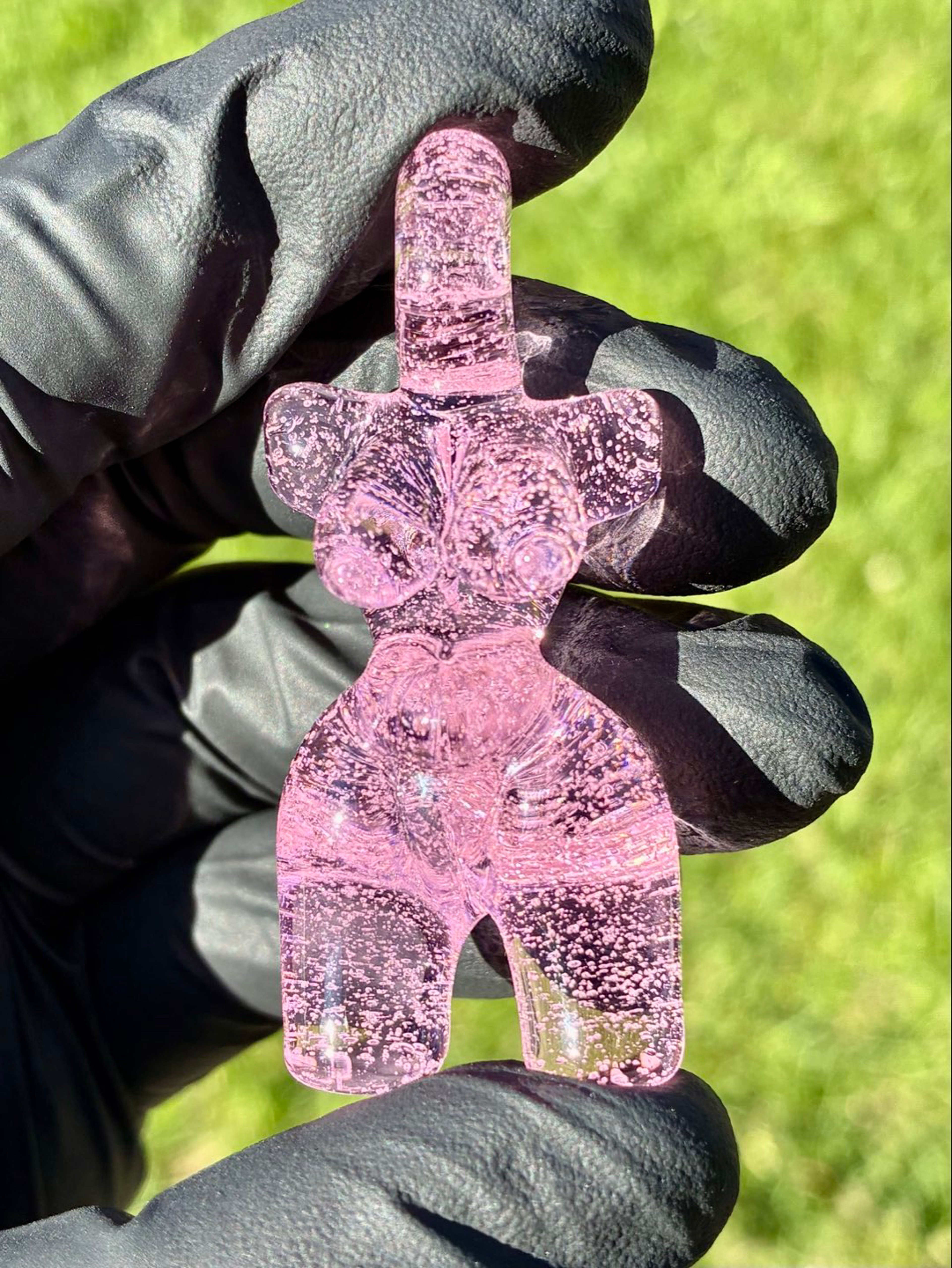 Pink lollipop babe theflameworkfairy image 0