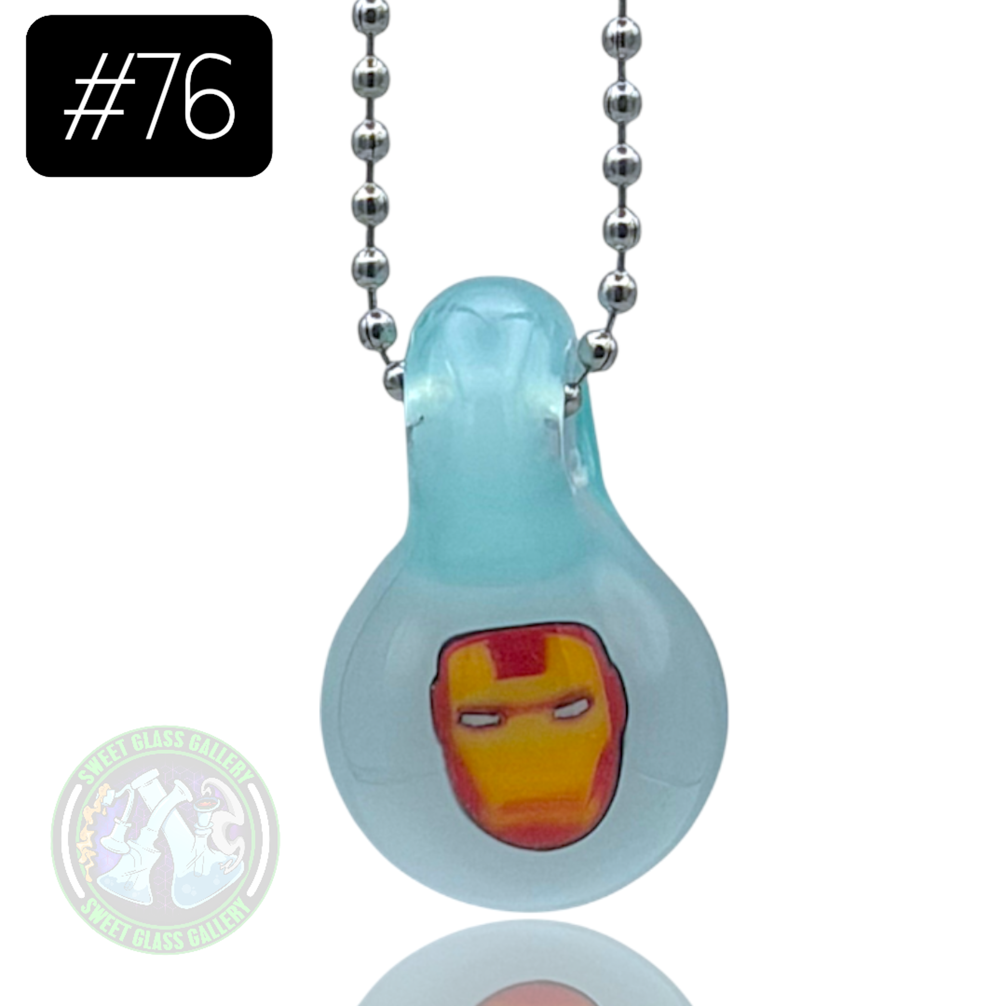 Preview pic of Keys Glass - Pendant #76 (Ironman)