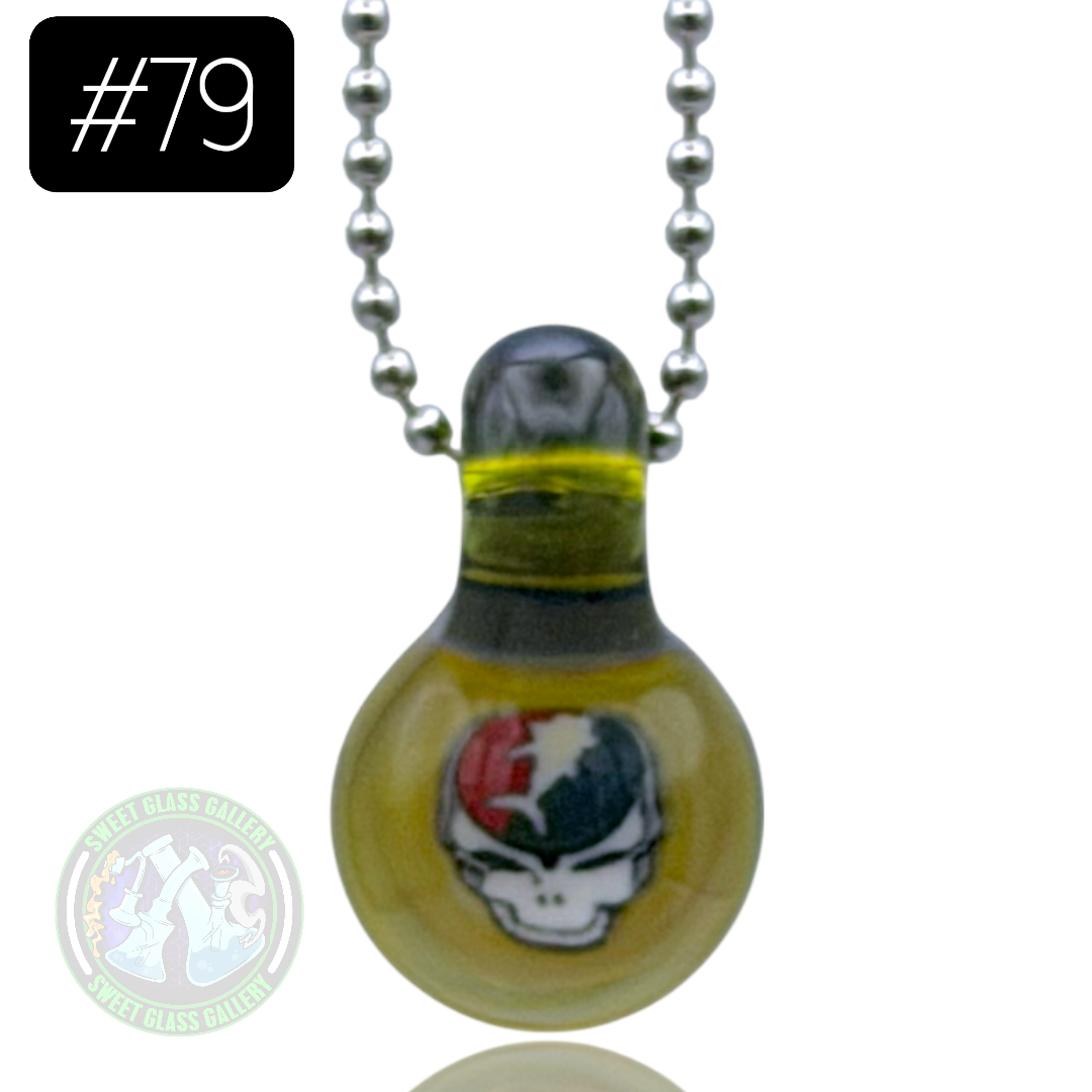 Preview pic of Keys Glass - Pendant #79 (Grateful Dead)