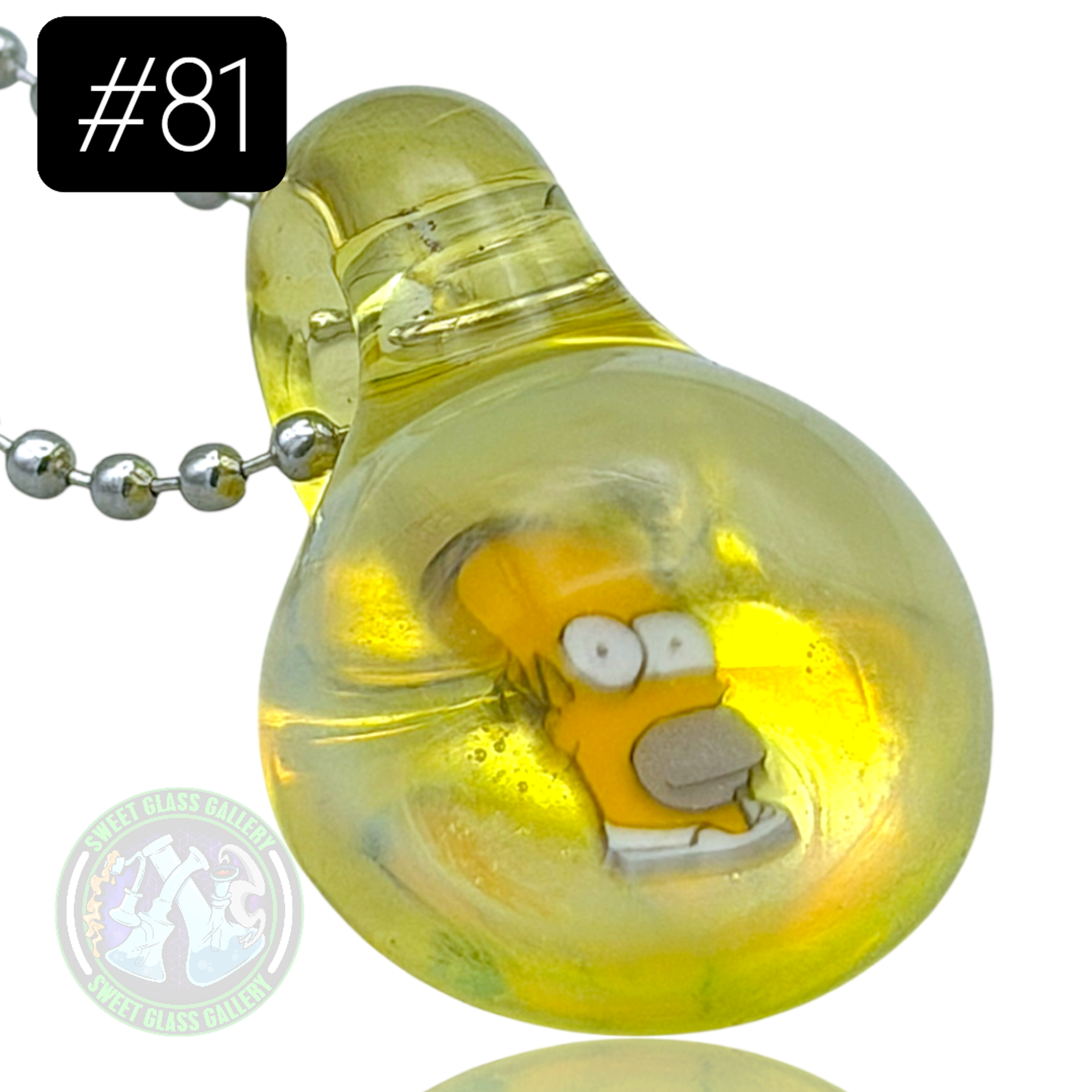 Preview pic of Keys Glass - Pendant #81 (Homer - The Simpsons)