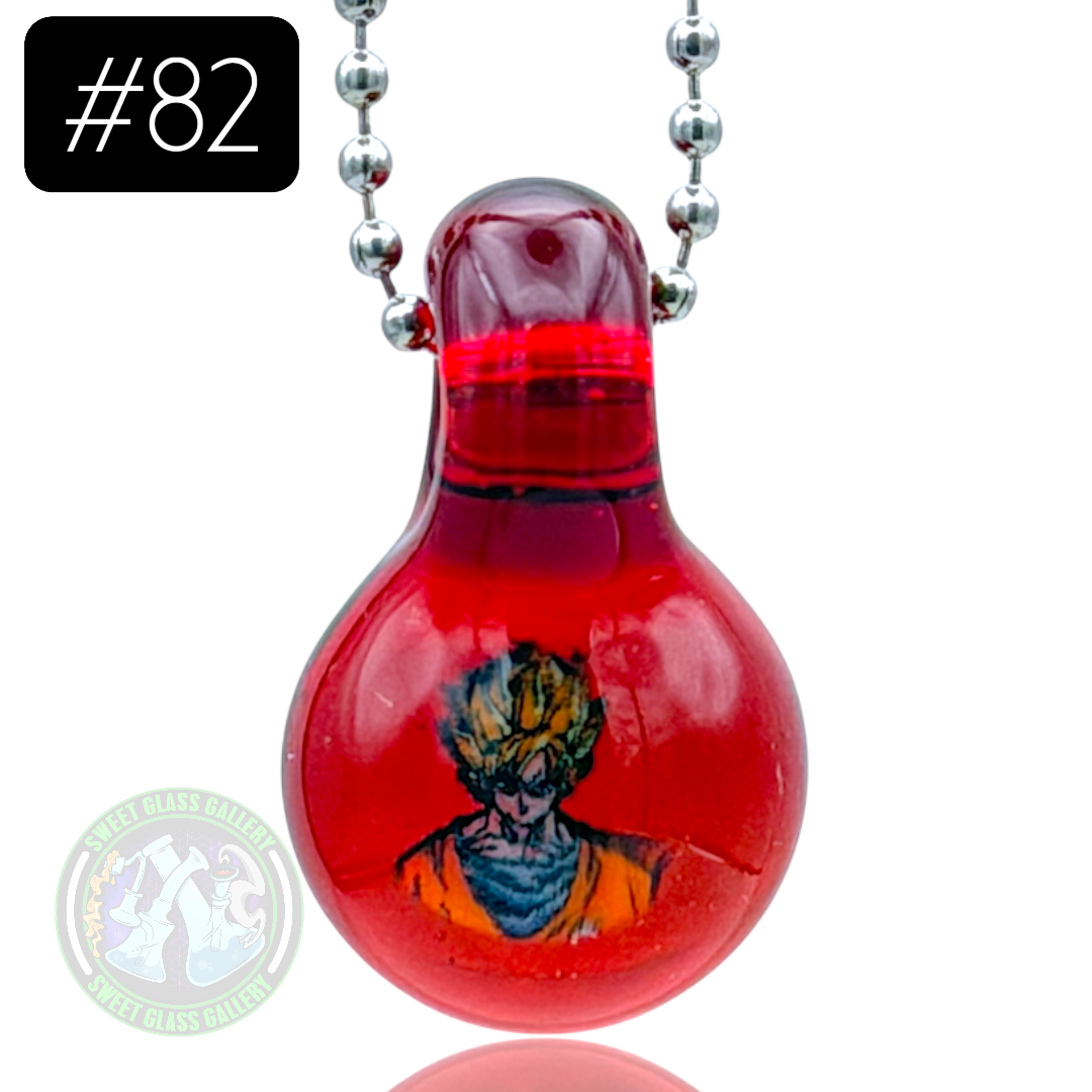 Keys Glass - Pendant #82 (Goku - DragonBall Z) image 0
