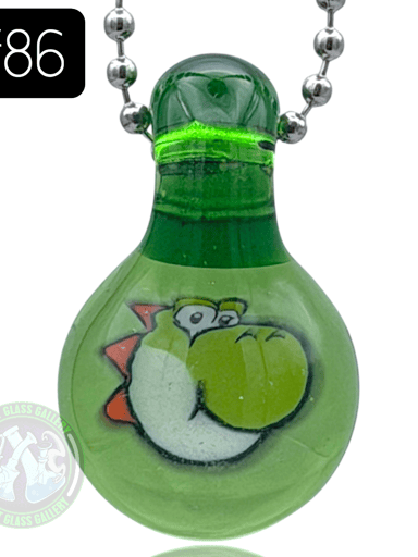 Preview pic of Keys Glass - Pendant #86 (Yoshi)