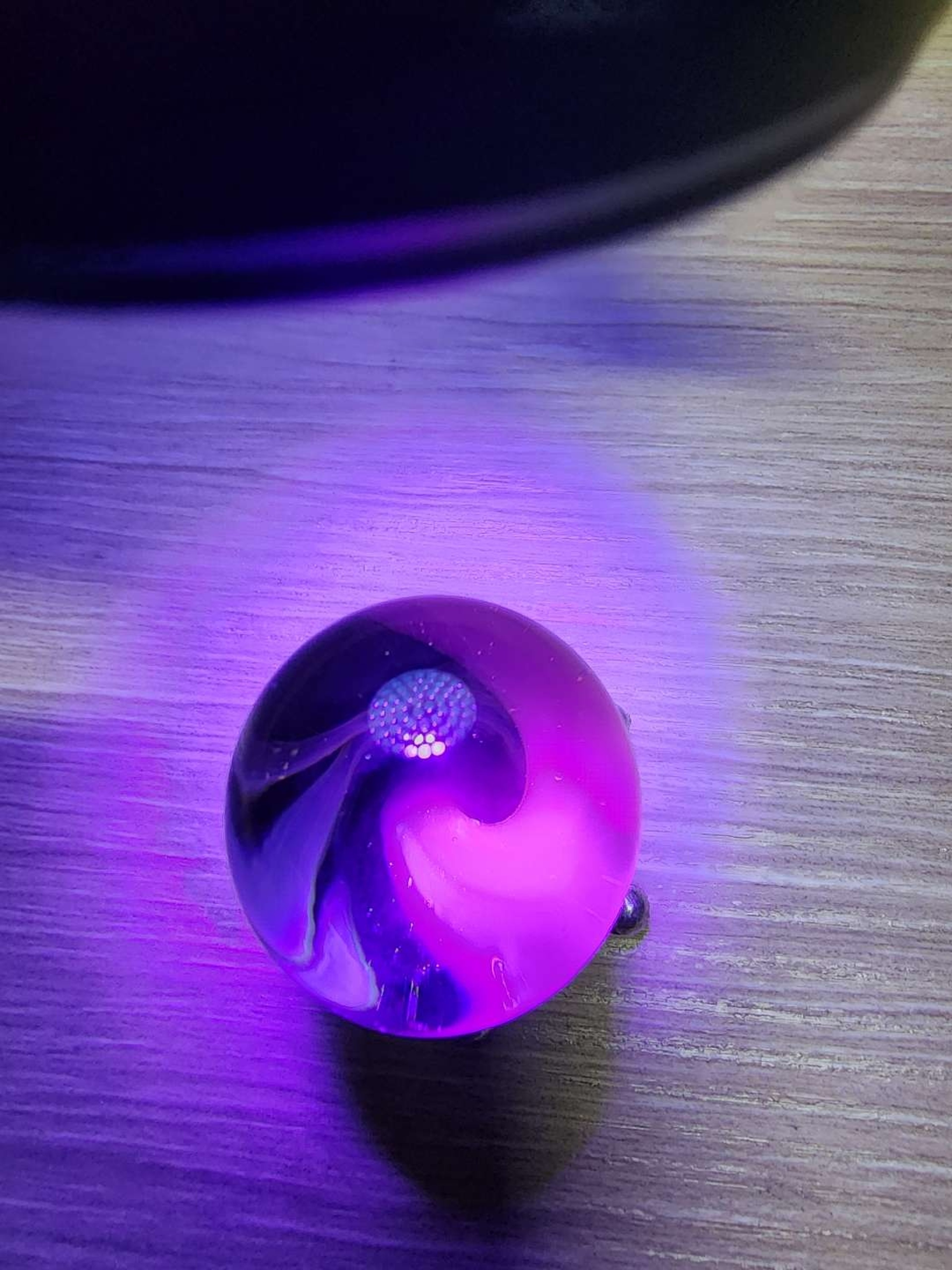 Preview pic of 1.7 inch Vortex marble with uv effects