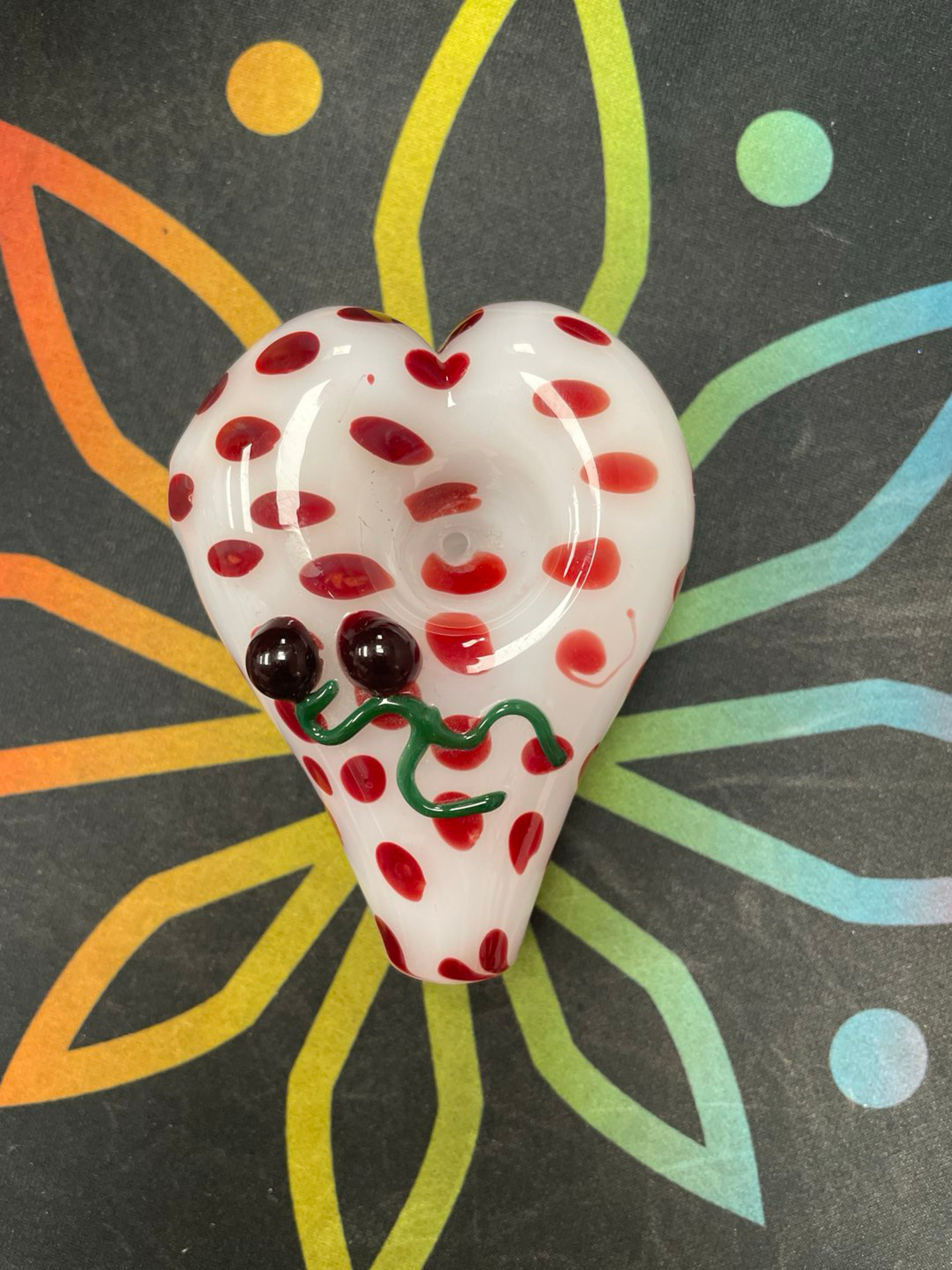 Preview pic of 3” Heart shape Hand Pipe