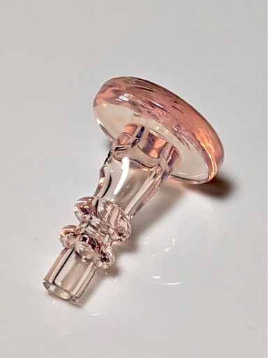 Preview pic of AJ Surf City Tubes CFL Silver Serum Puffco Peak 3DXL Joystick Cap