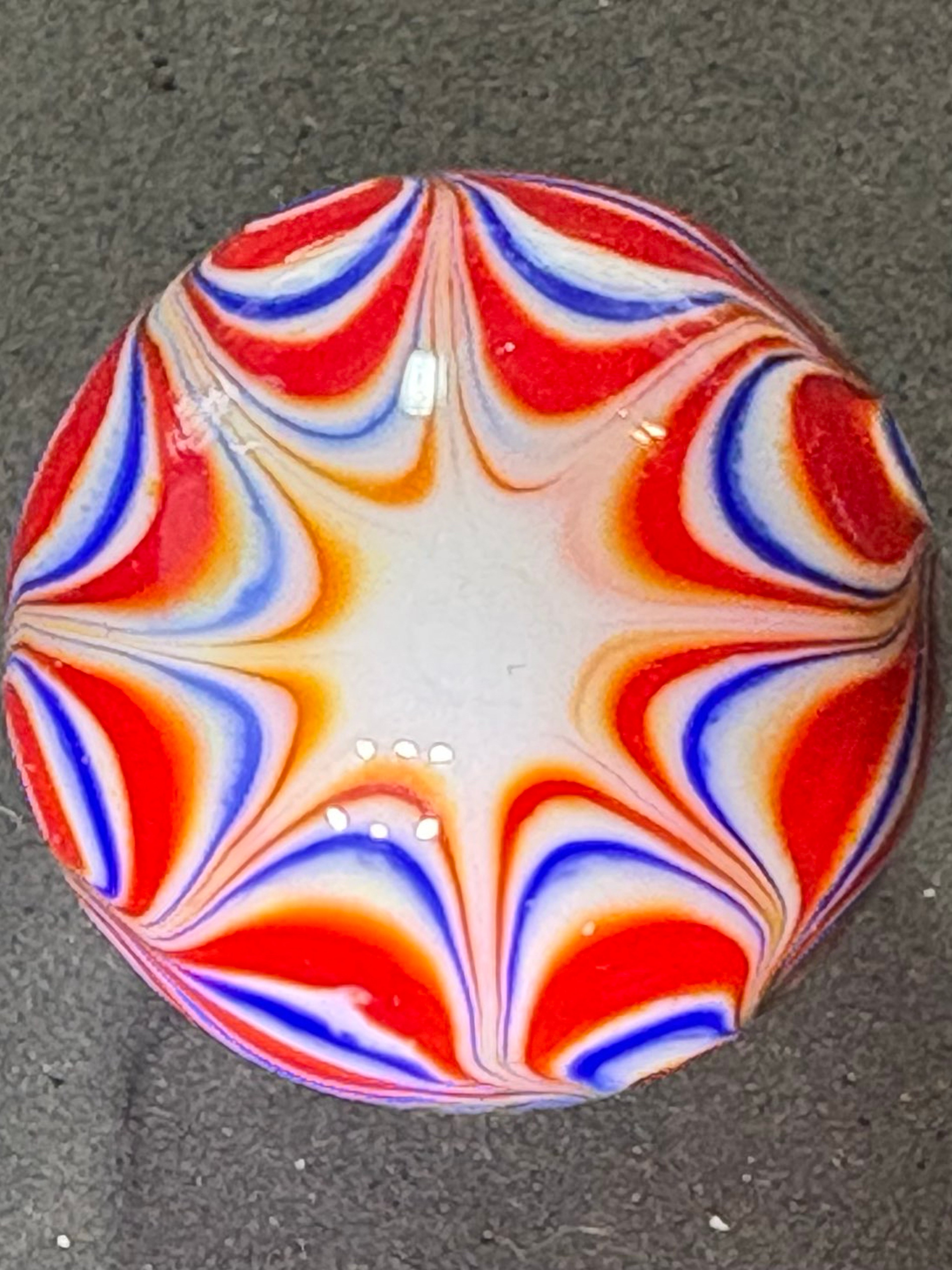 Preview pic of Dinah Hulet Red White Blue Matble