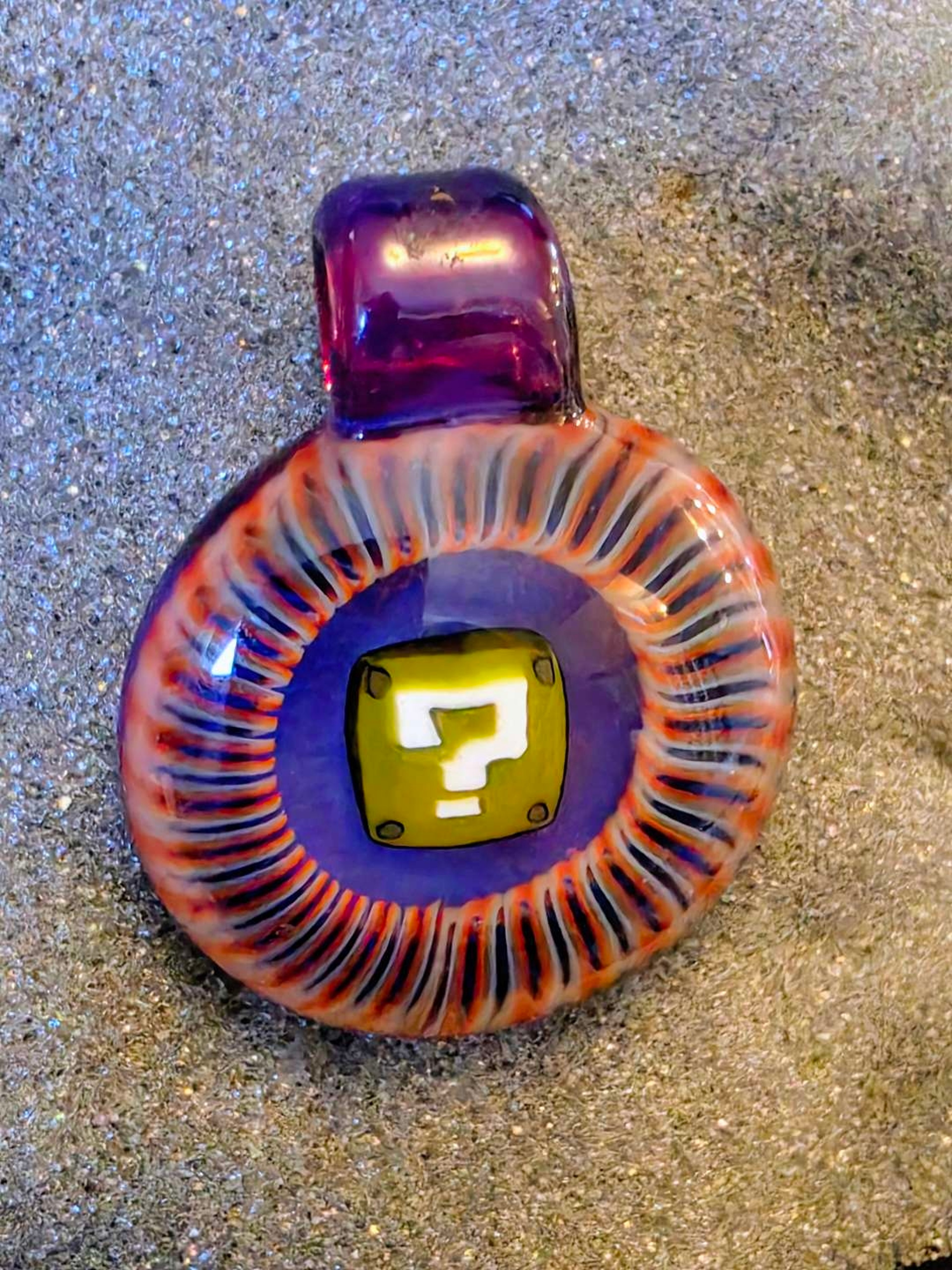Preview pic of Micro's Workshop Mario Question Block Pendant