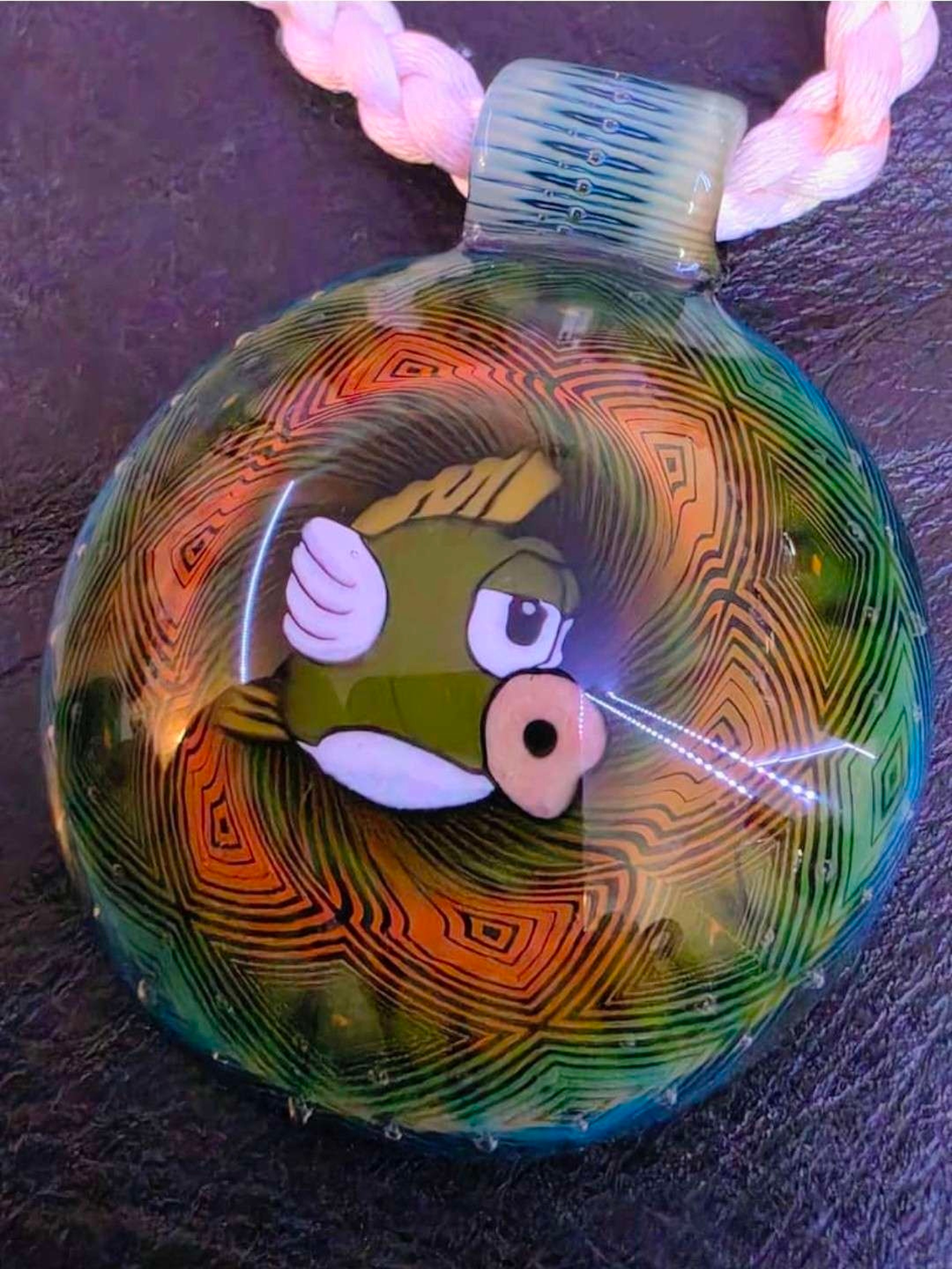 Preview pic of Steve Sizelove x Micro's Workshop - Cheep Cheep Fish Pendant (Mario)