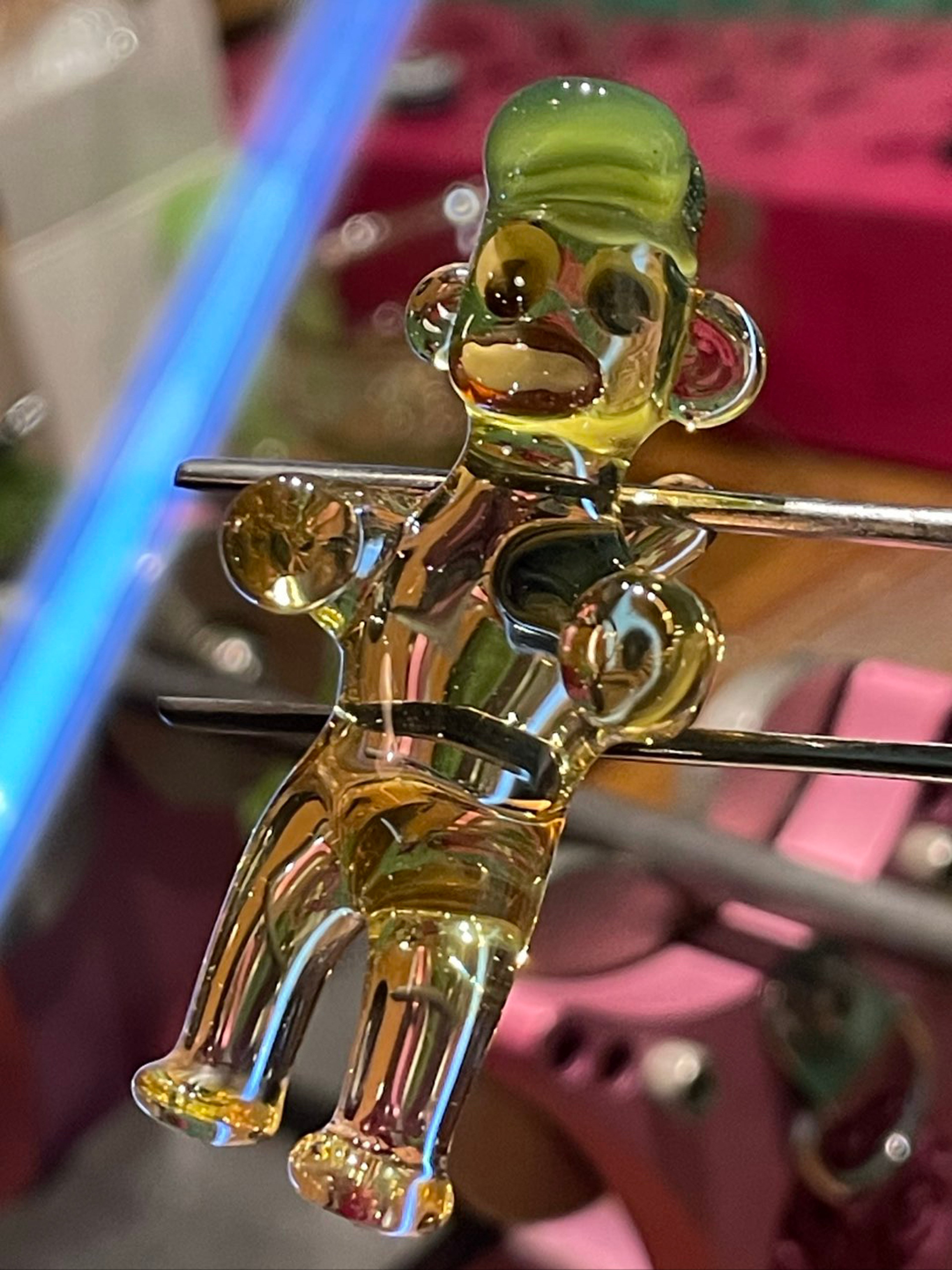 Sock monkey pendant image 0