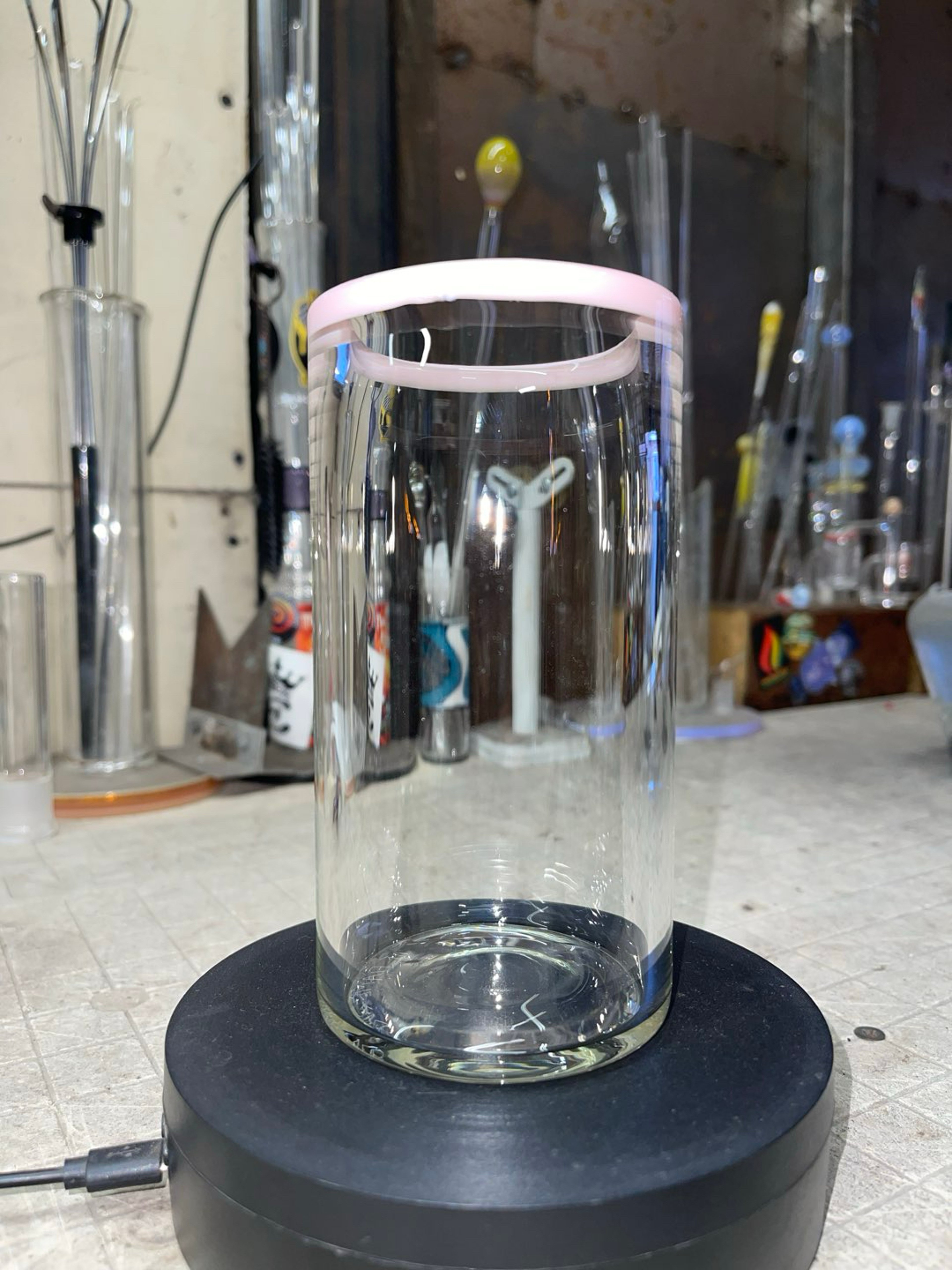 Preview pic of 6” tall 3” wide, pink Cadillac color