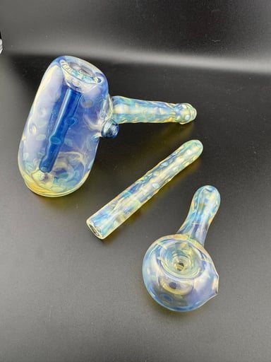 Preview pic of bubbler, spoon & 1 hitter package deal