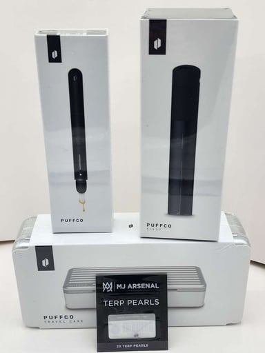 Preview pic of Puffco Pivot Starter Bundle (Onyx Pivot, New Onyx Hot Knife, Pivot Case, Terp Pearls)