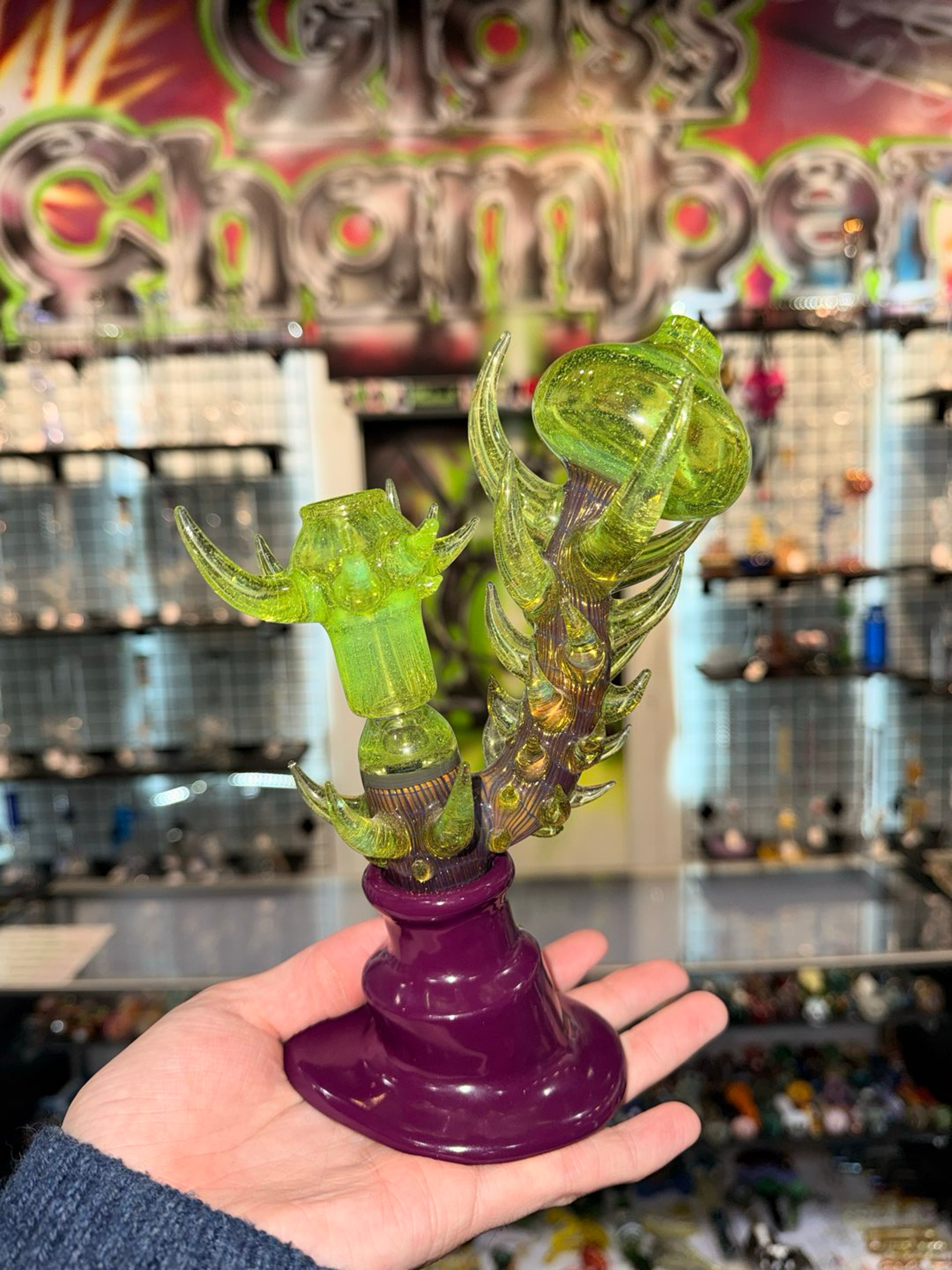 Dave Parx Slime Horn w/ Purple Stand image 0
