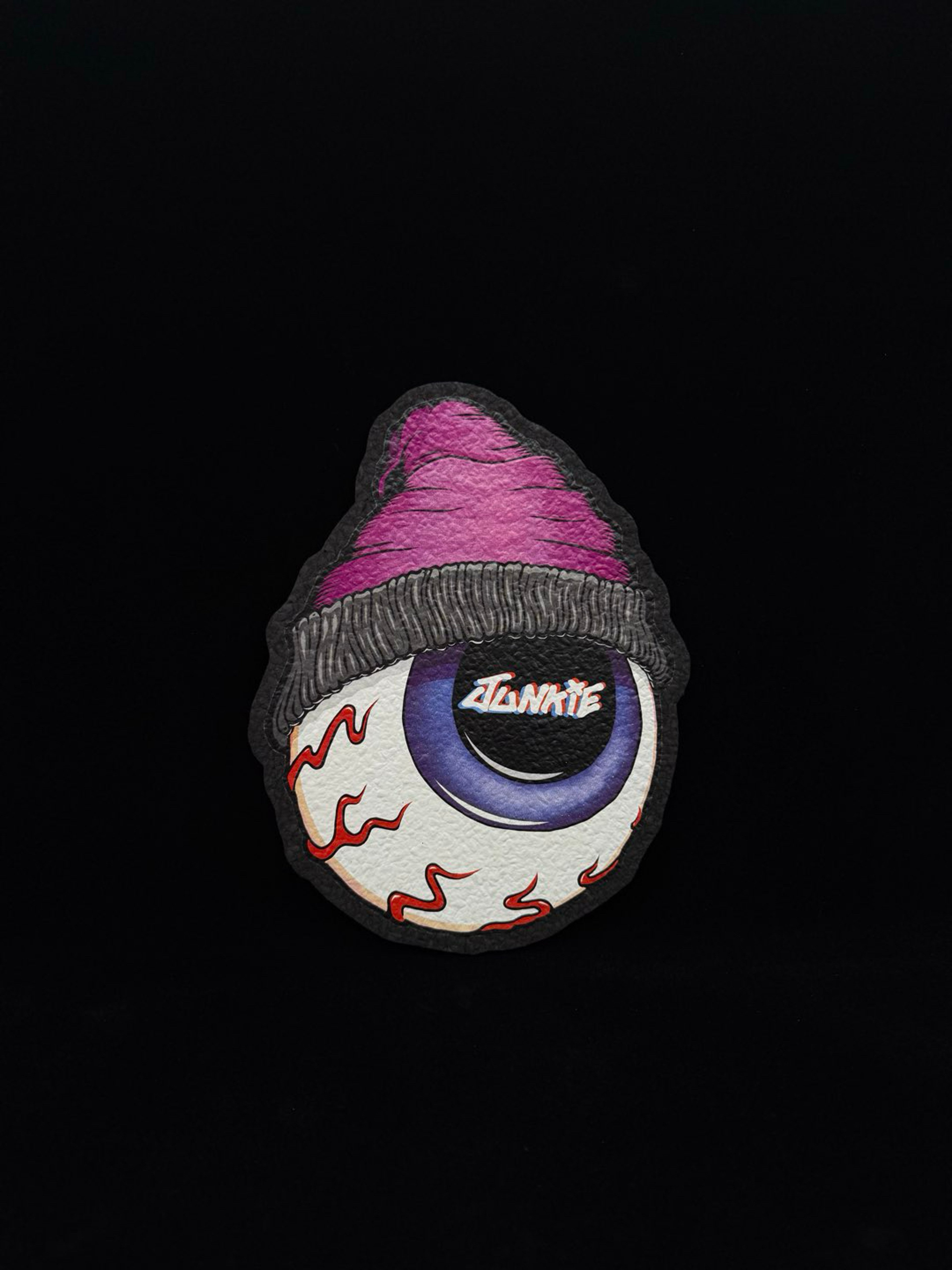 Preview pic of Pink Beanie Eyeball Mat by Junkie Glass x Moodmats