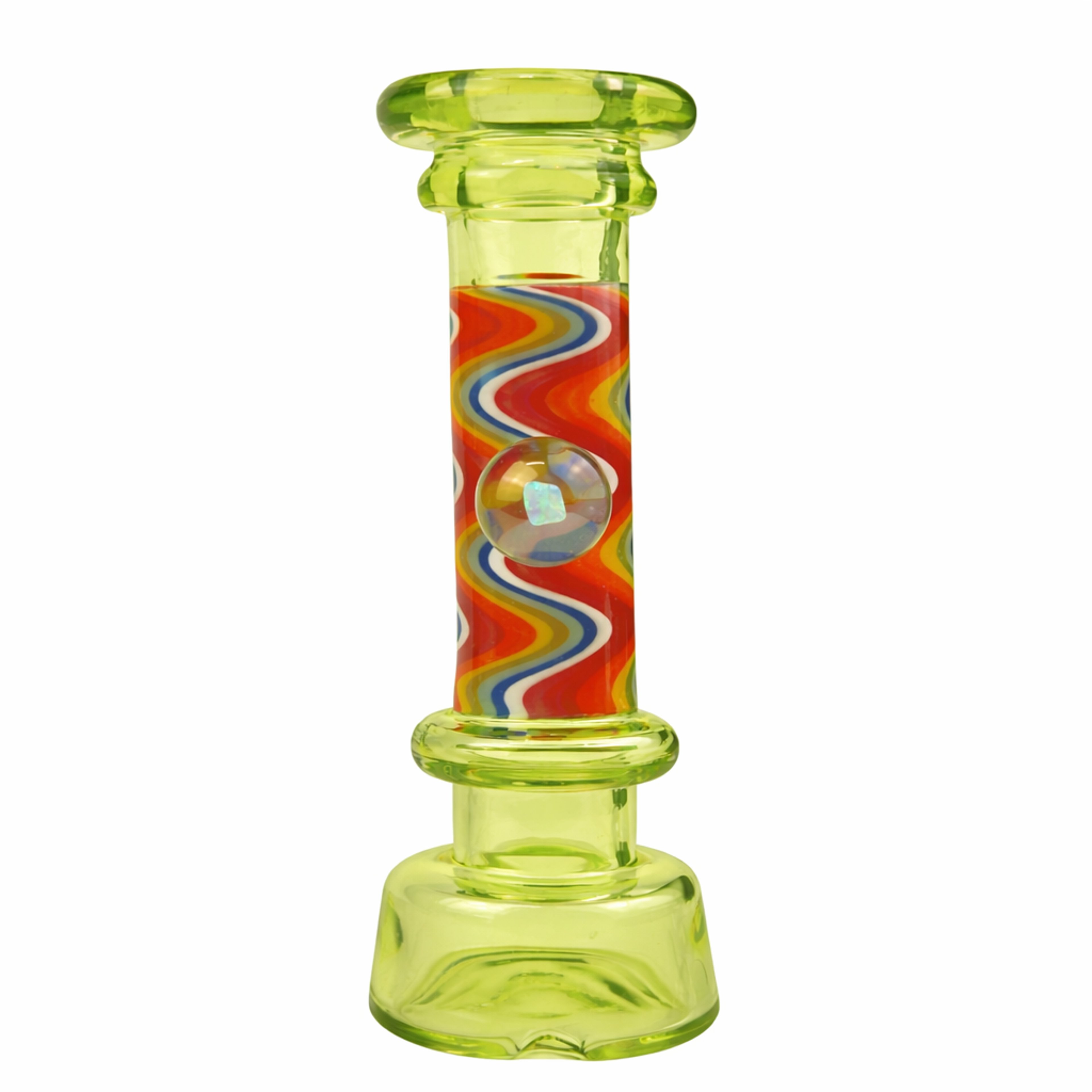 Lime Green Wig Wag Dry Top Attachment for Puffco Peak image 0