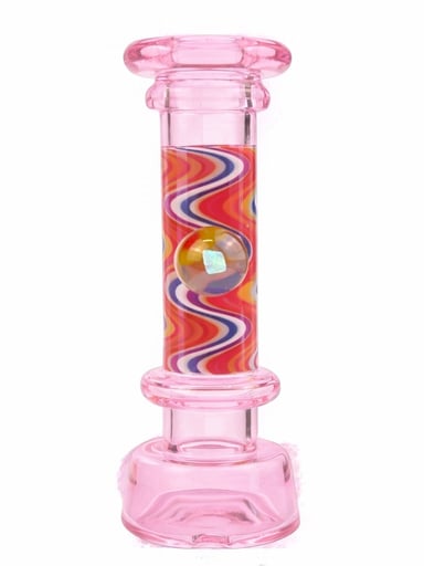Preview pic of Pink Wig Wag Dry Top Attachment for Puffco Peak
