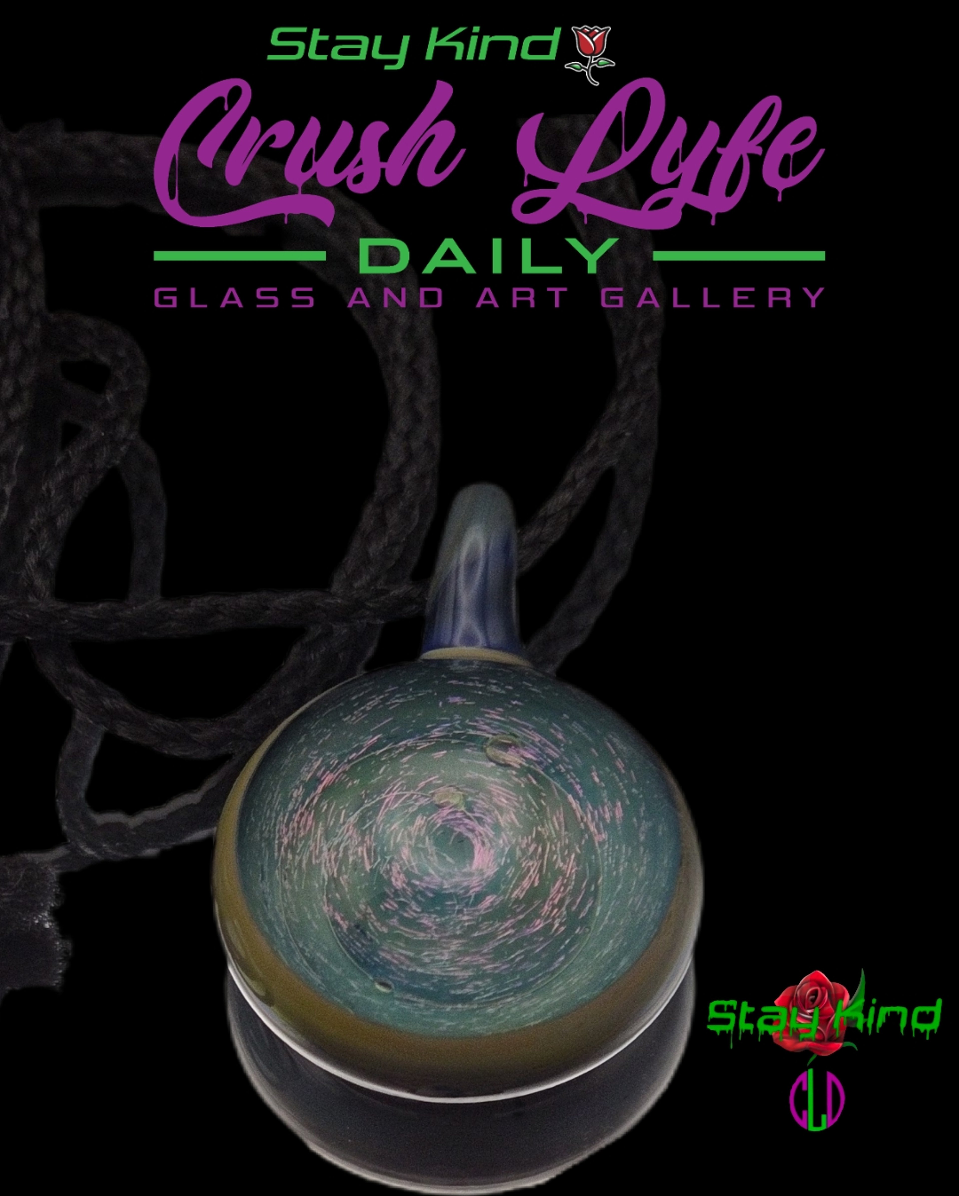 Rose Gold Vortex Pendant image 0