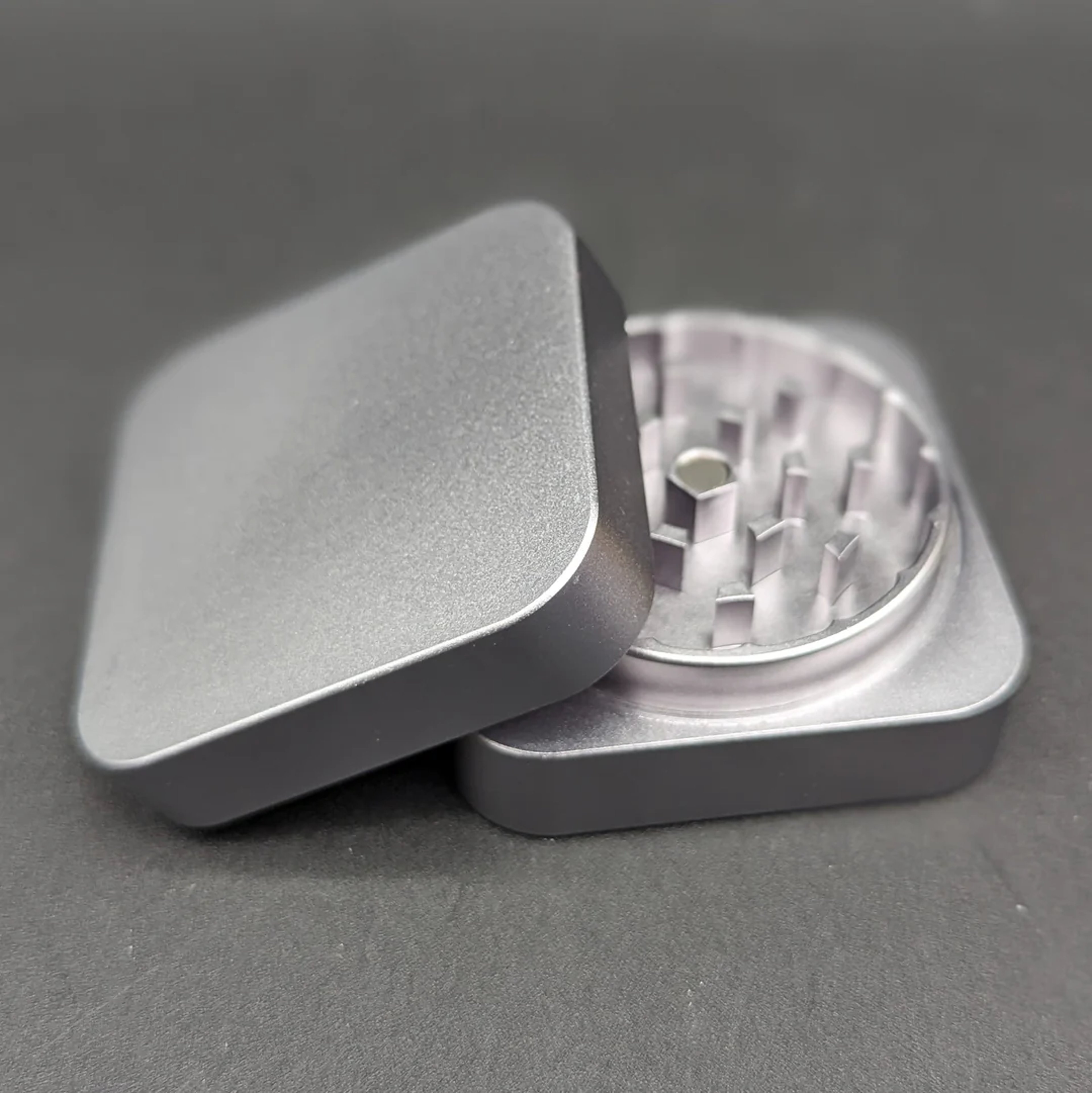 2 PIECE SQUARE HERB GRINDERS image 0