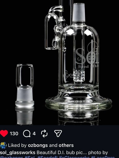 Preview pic of 2015 Seed Of Life D.I. Bubbler Lace Perc