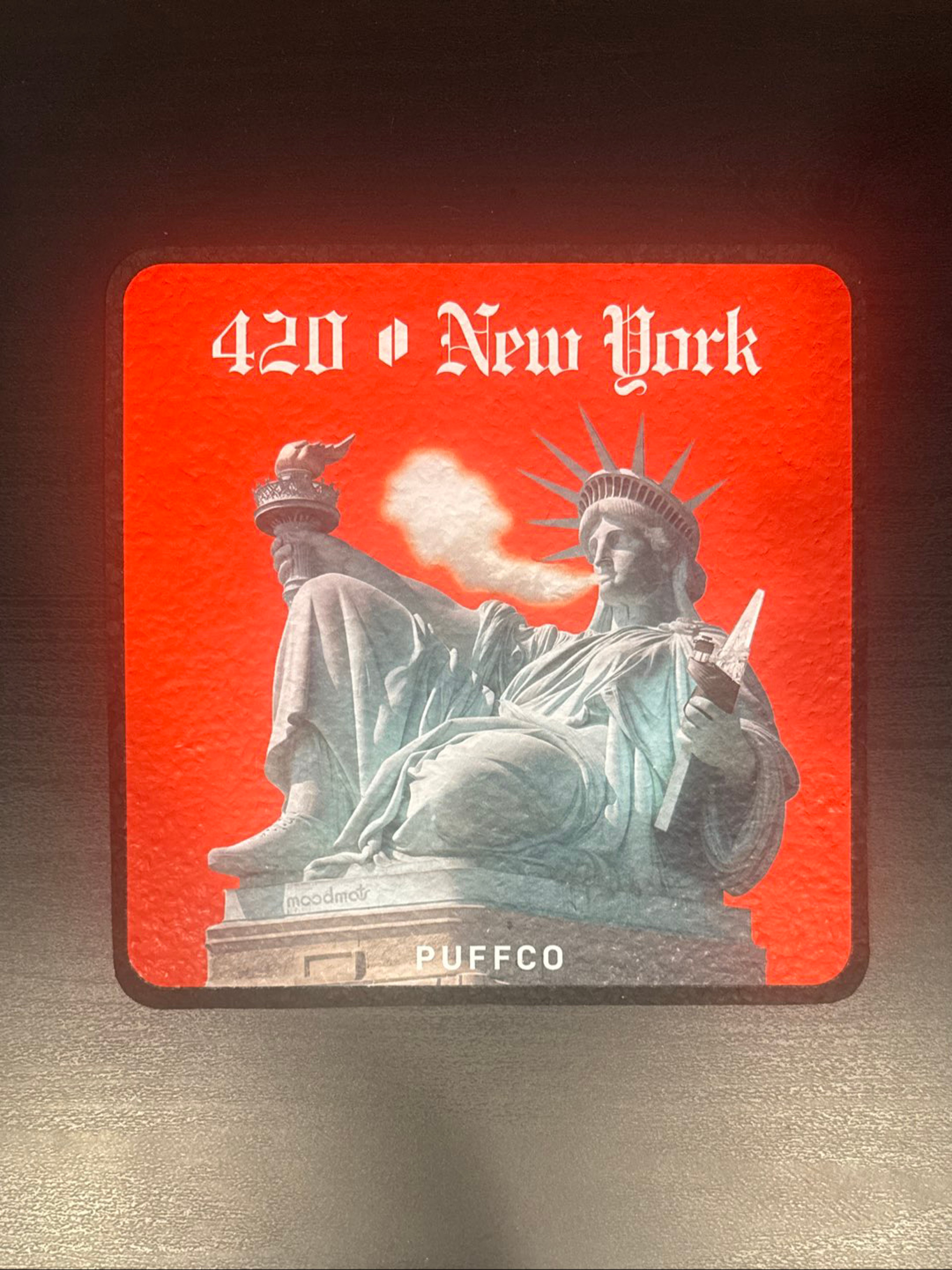 Preview pic of Puffco Moodmat Official NY 4/20 2026 Merch Pop Up Exclusive 8.5”
