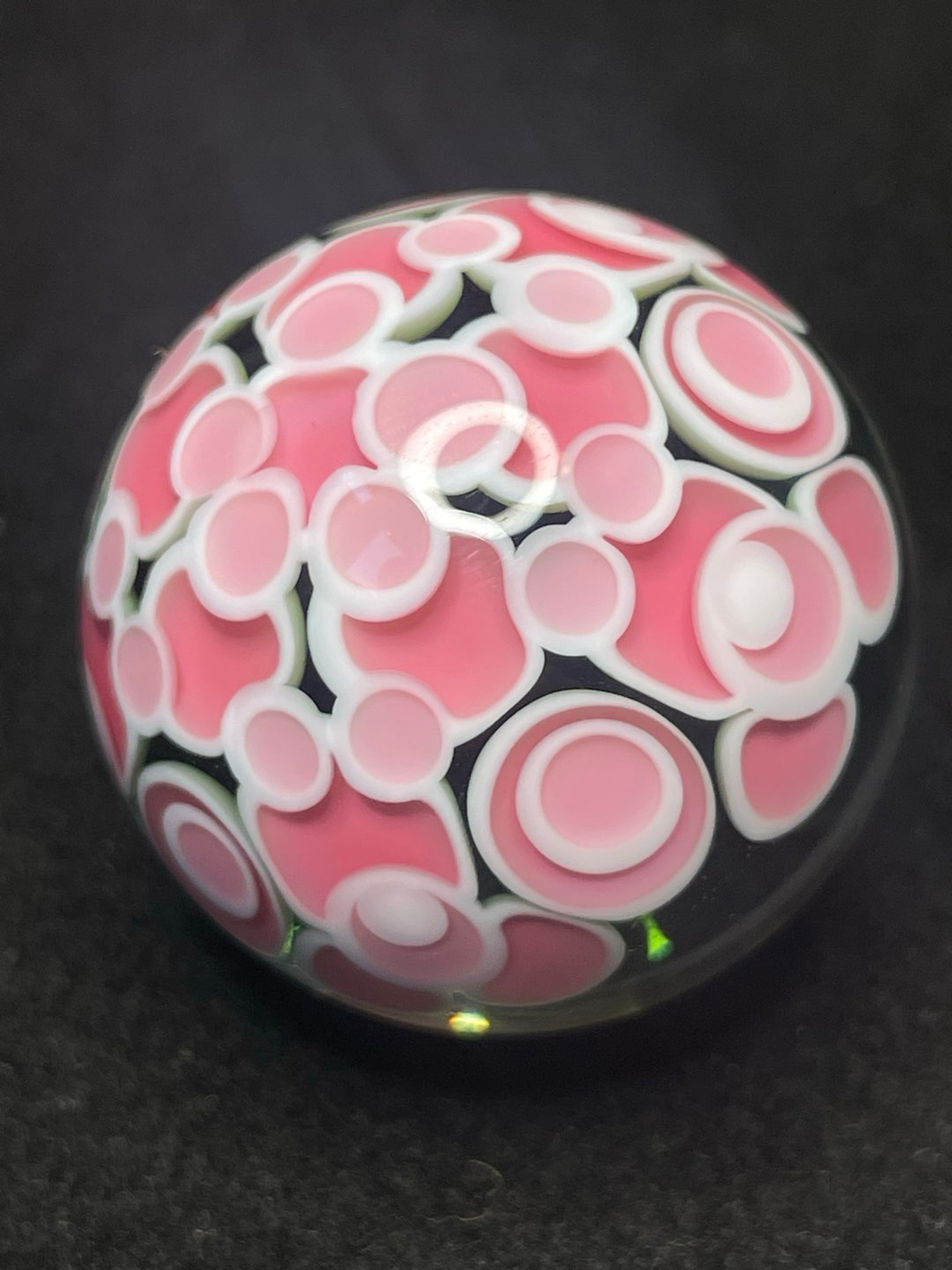 Preview pic of 1.21” dichroic dot stack marble