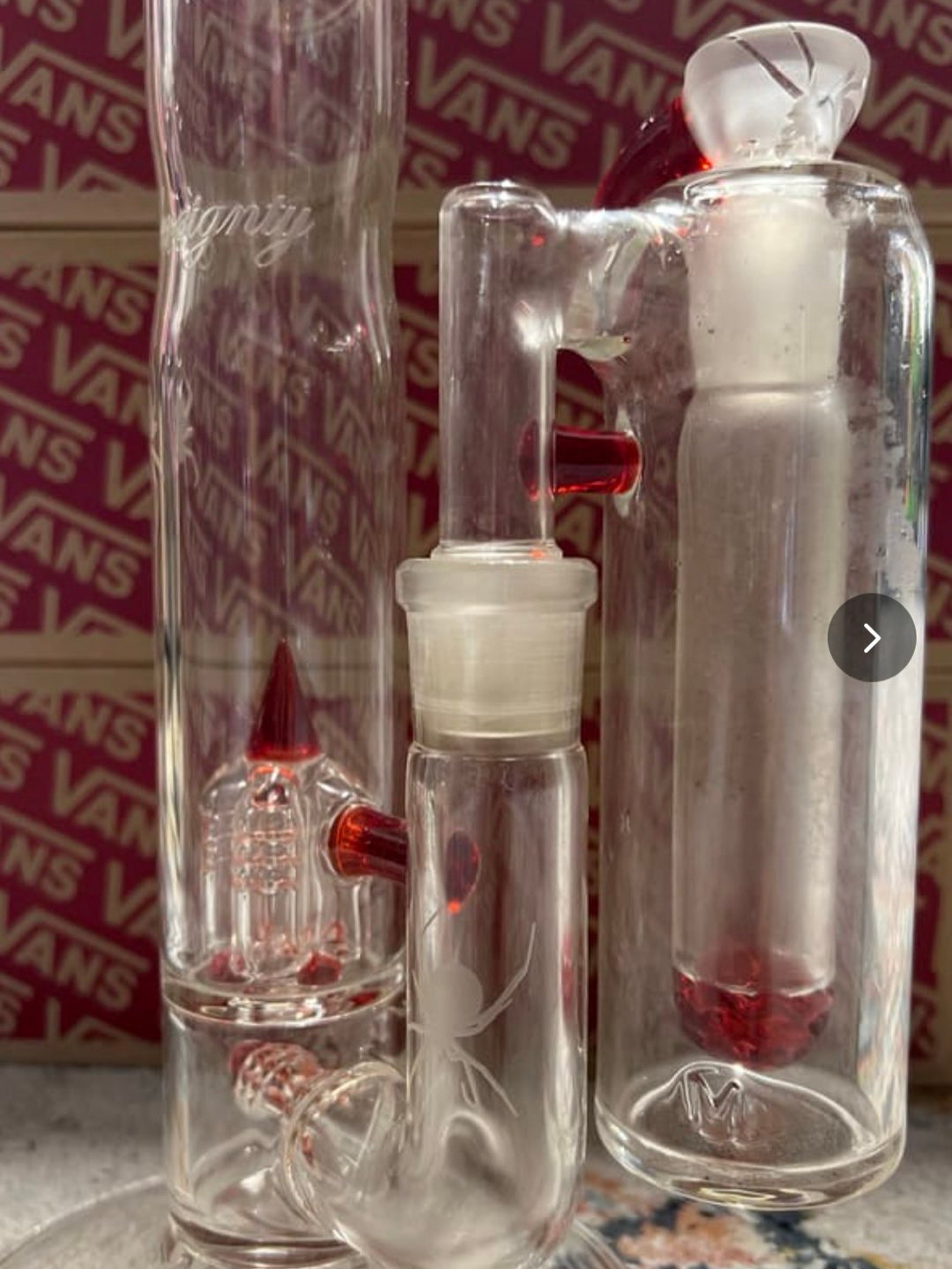 Preview pic of Sovereignty Stemline Inv 4 44 with reduced band pomegranate accents, etched spiders, web