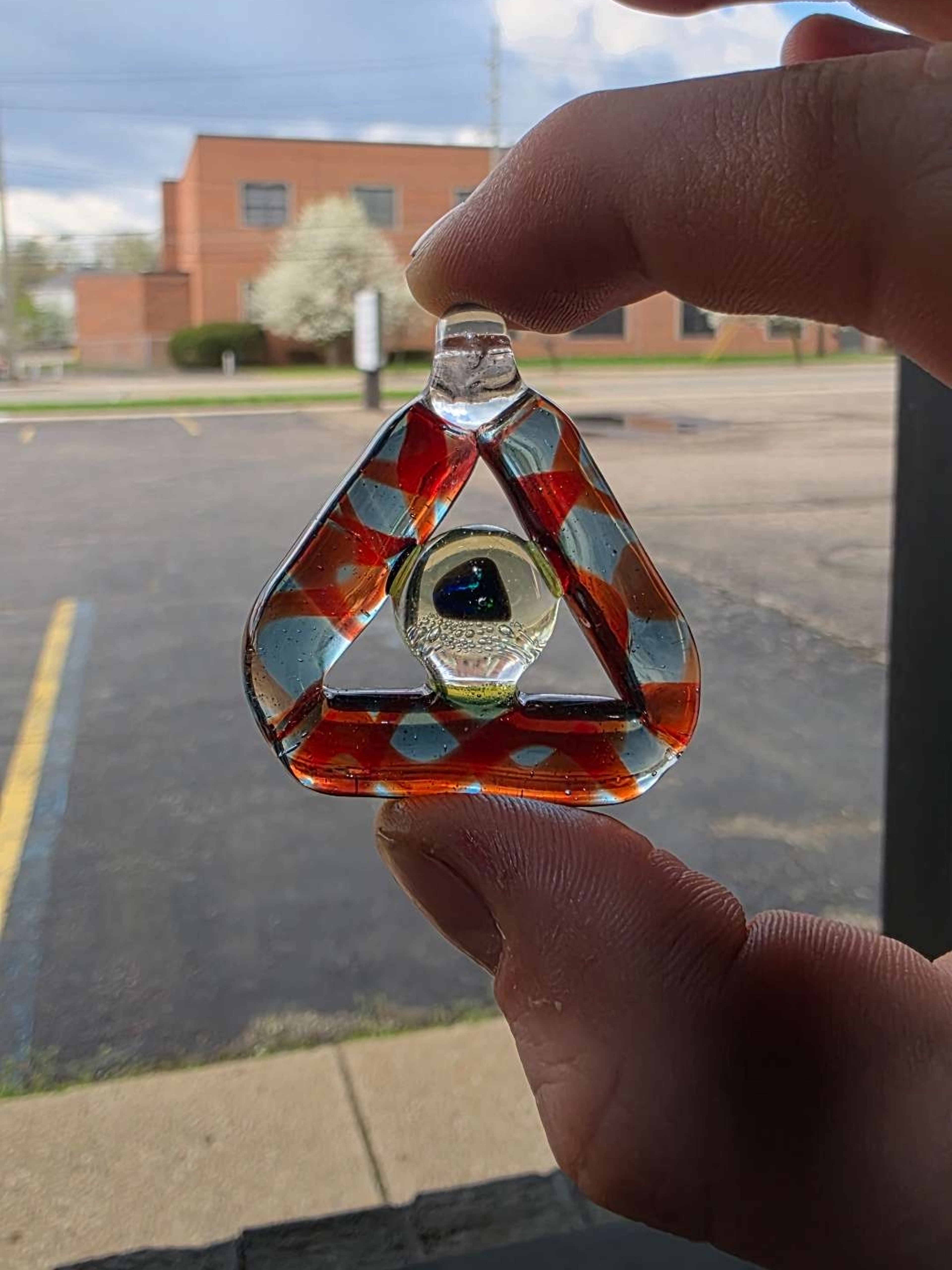 Preview pic of Hazard pendant w/opal