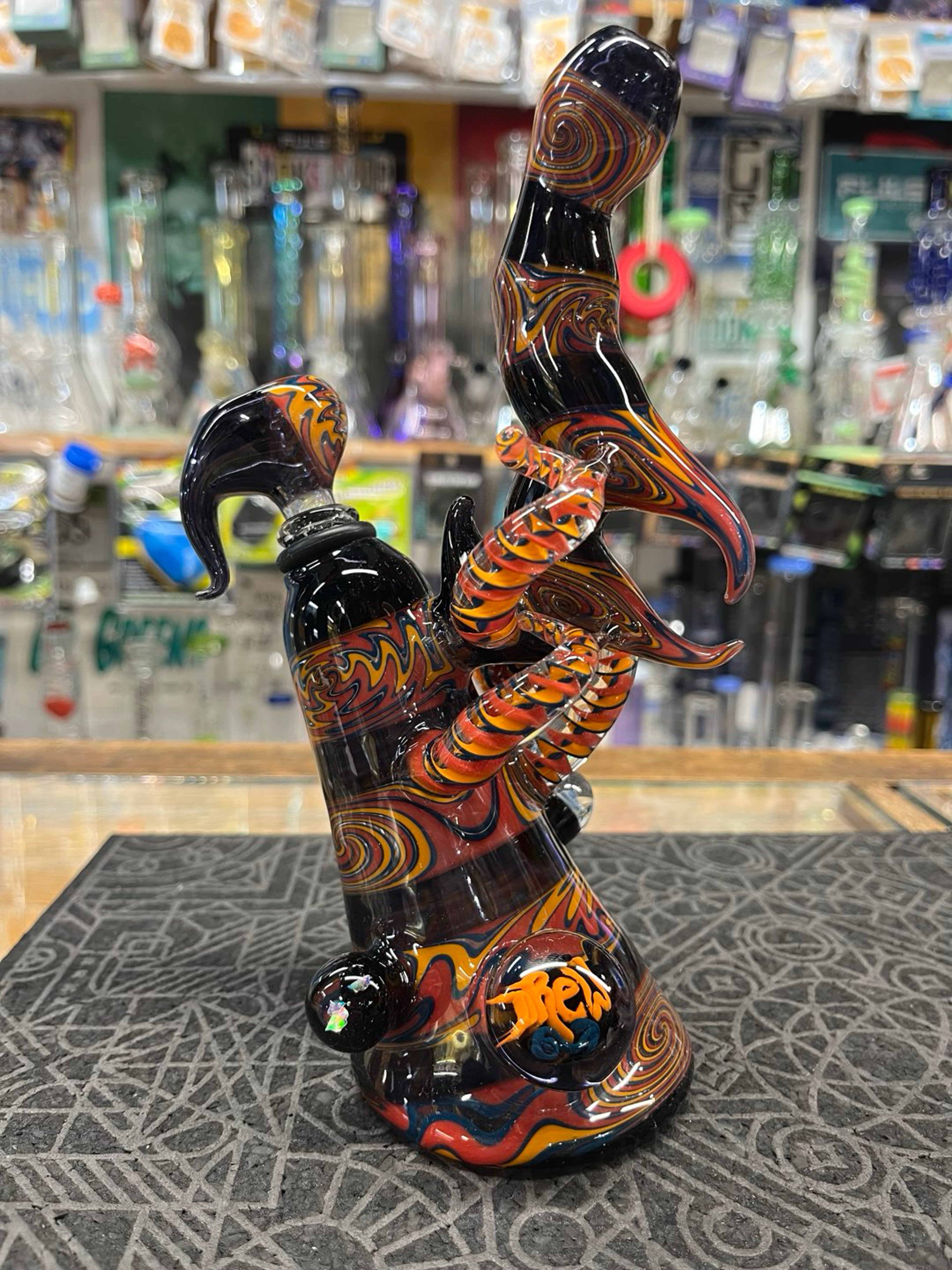 Preview pic of Drew Kups “Bowlpusher” 9mm Bubbler