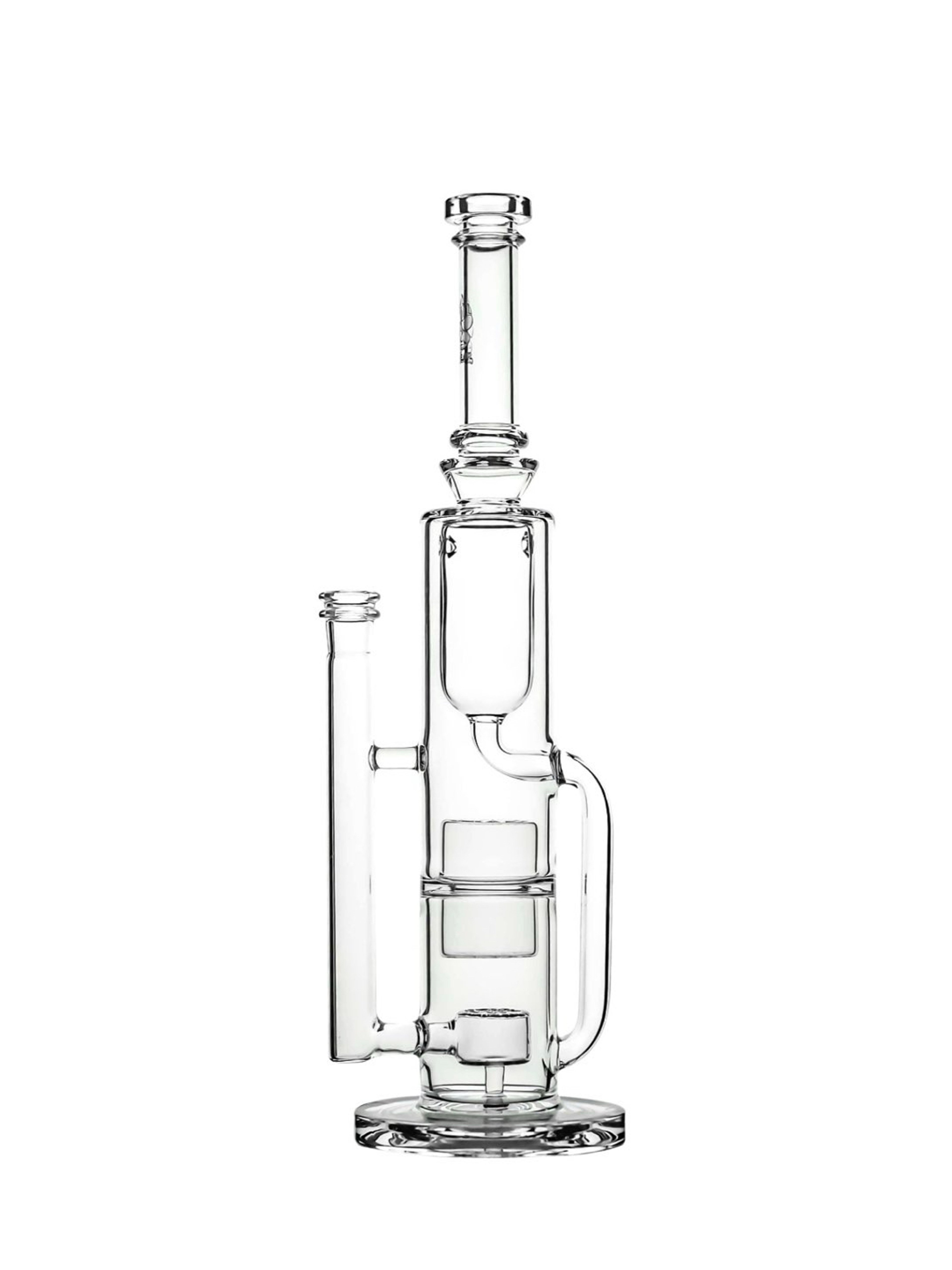 14" Flower Klein Recycler Water Pipe image 0