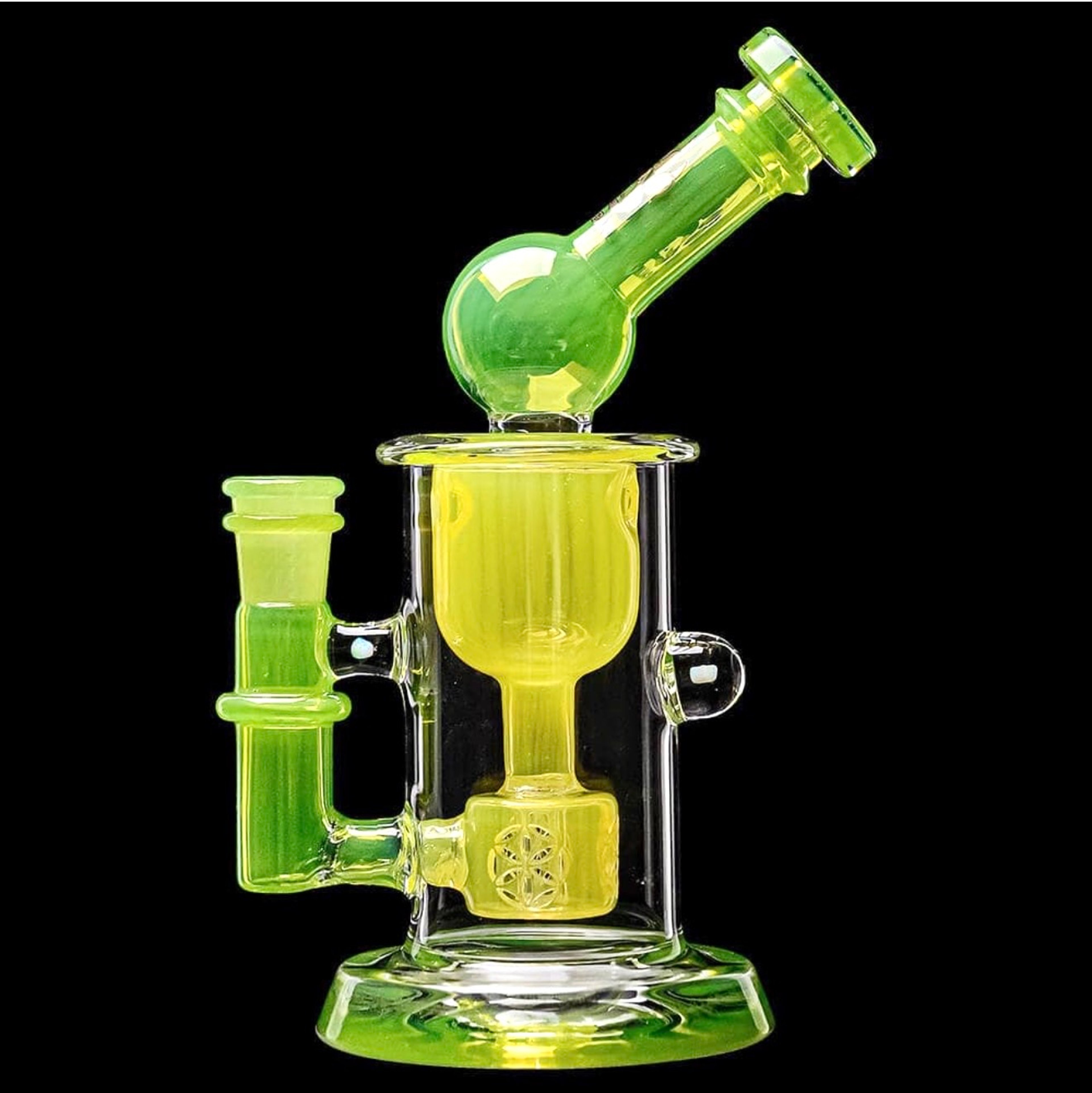Kickback Torus Incycler Encased Two Opals W/ Seed of Life Perc image 0