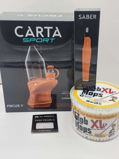 Preview pic of Focus V Carta Sport Starter Bundle (Tangerine) - 420 Special