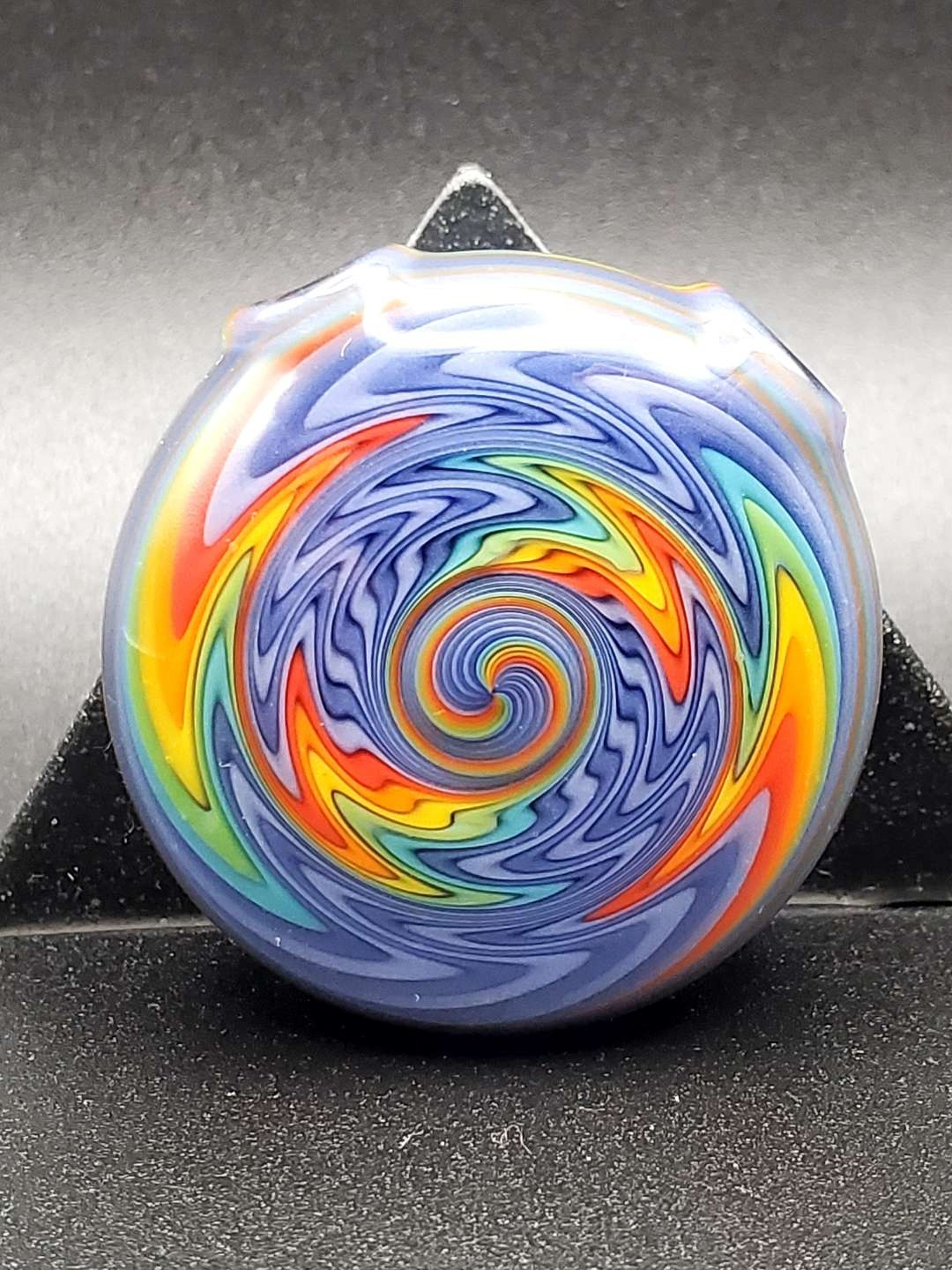 Electric Rainbows through Space Pendant image 0