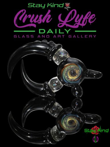 Preview pic of Banks Glass Dichro & Opal Pendant